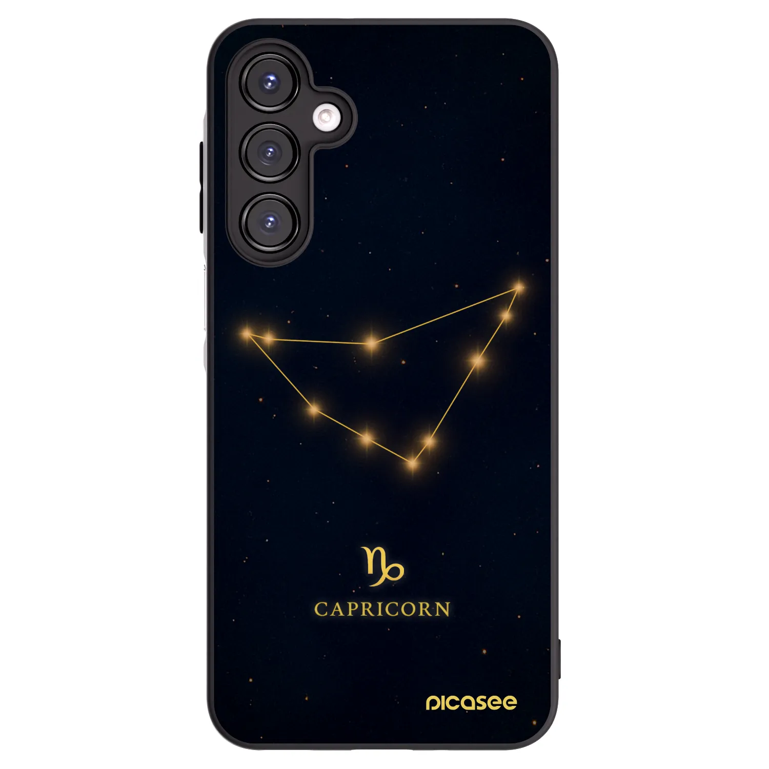 Picasee silikonový černý obal pro Samsung Galaxy A16 5G - CAPRICORN