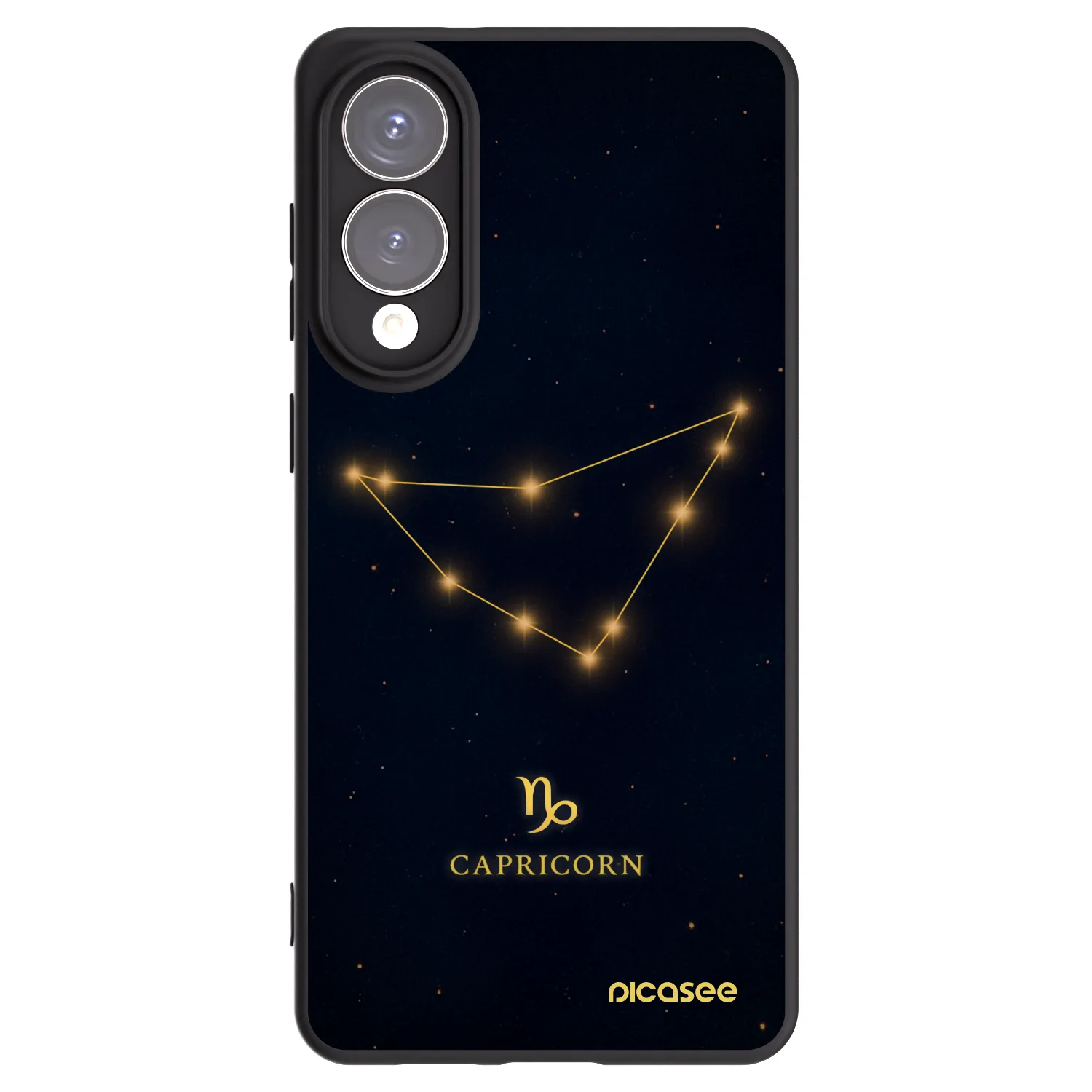 Picasee silikonový černý obal pro Samsung Galaxy S25 Edge 5G - CAPRICORN