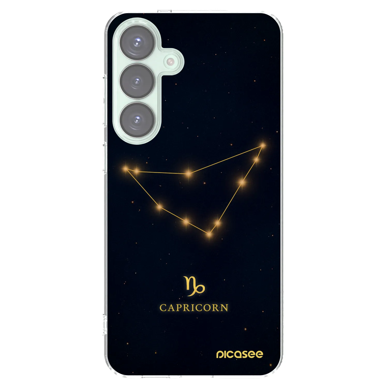 Picasee silikonový průhledný obal pro Samsung Galaxy S25+ 5G - CAPRICORN