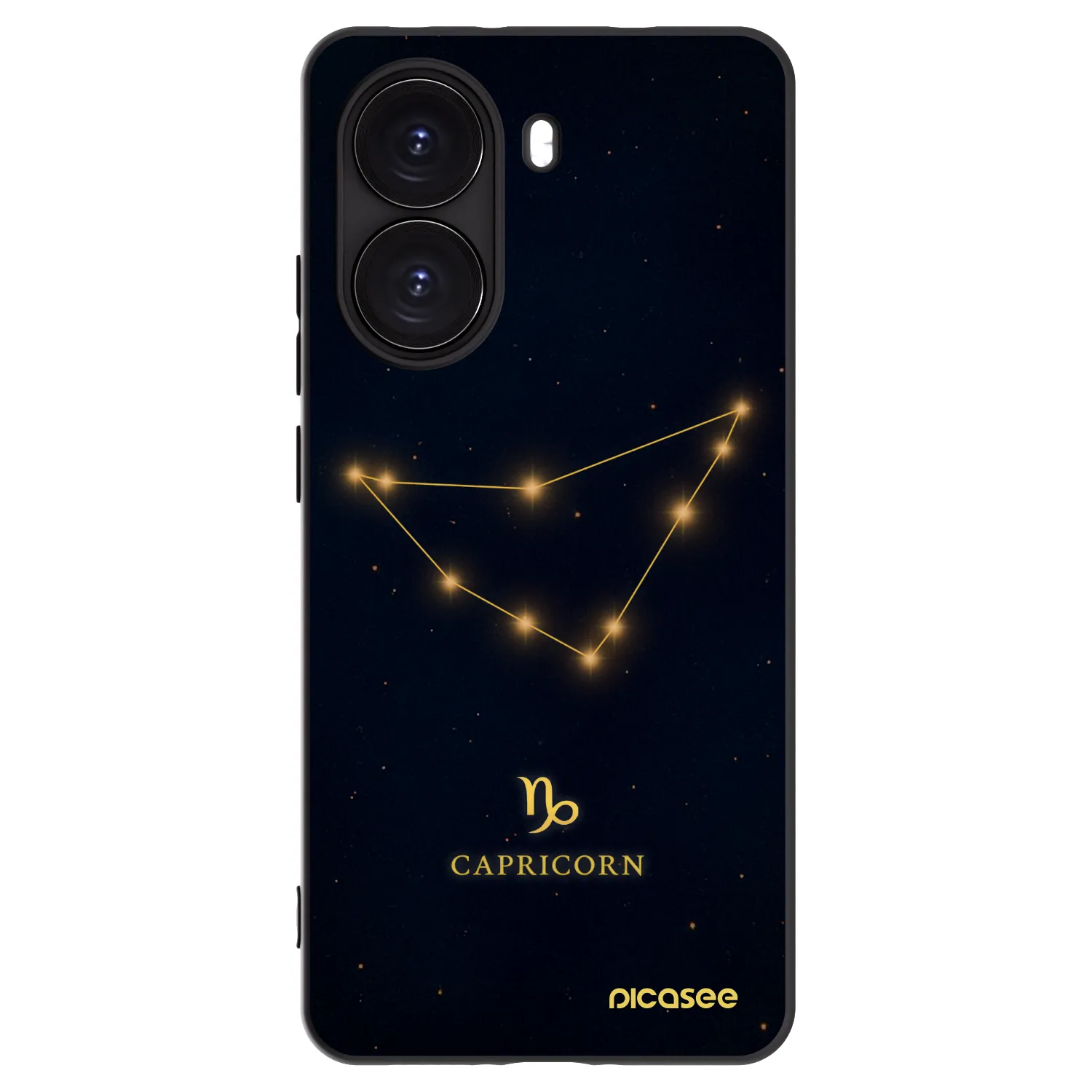 Picasee silikonový černý obal pro Xiaomi Poco X7 Pro 5G - CAPRICORN