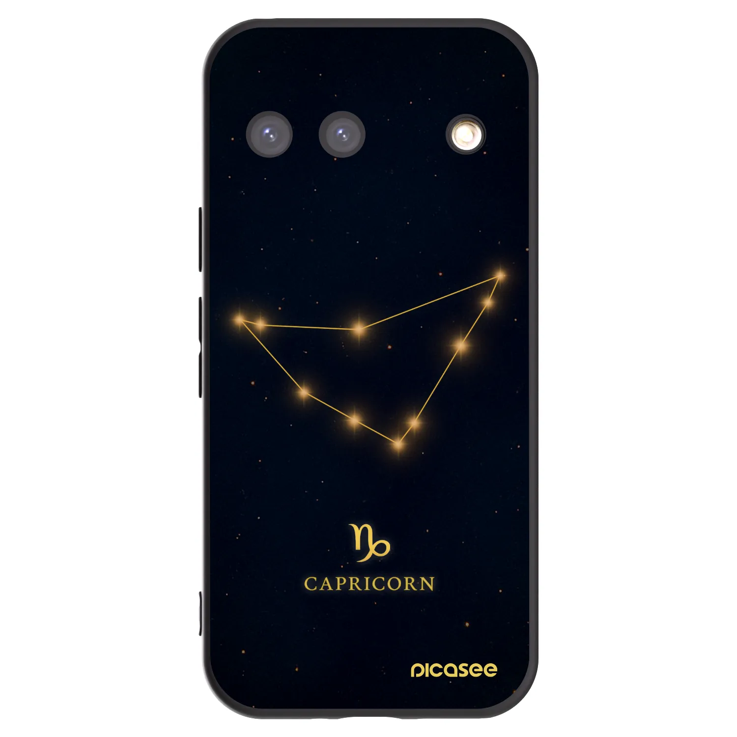 Picasee silikonový černý obal pro Google Pixel 9 - CAPRICORN