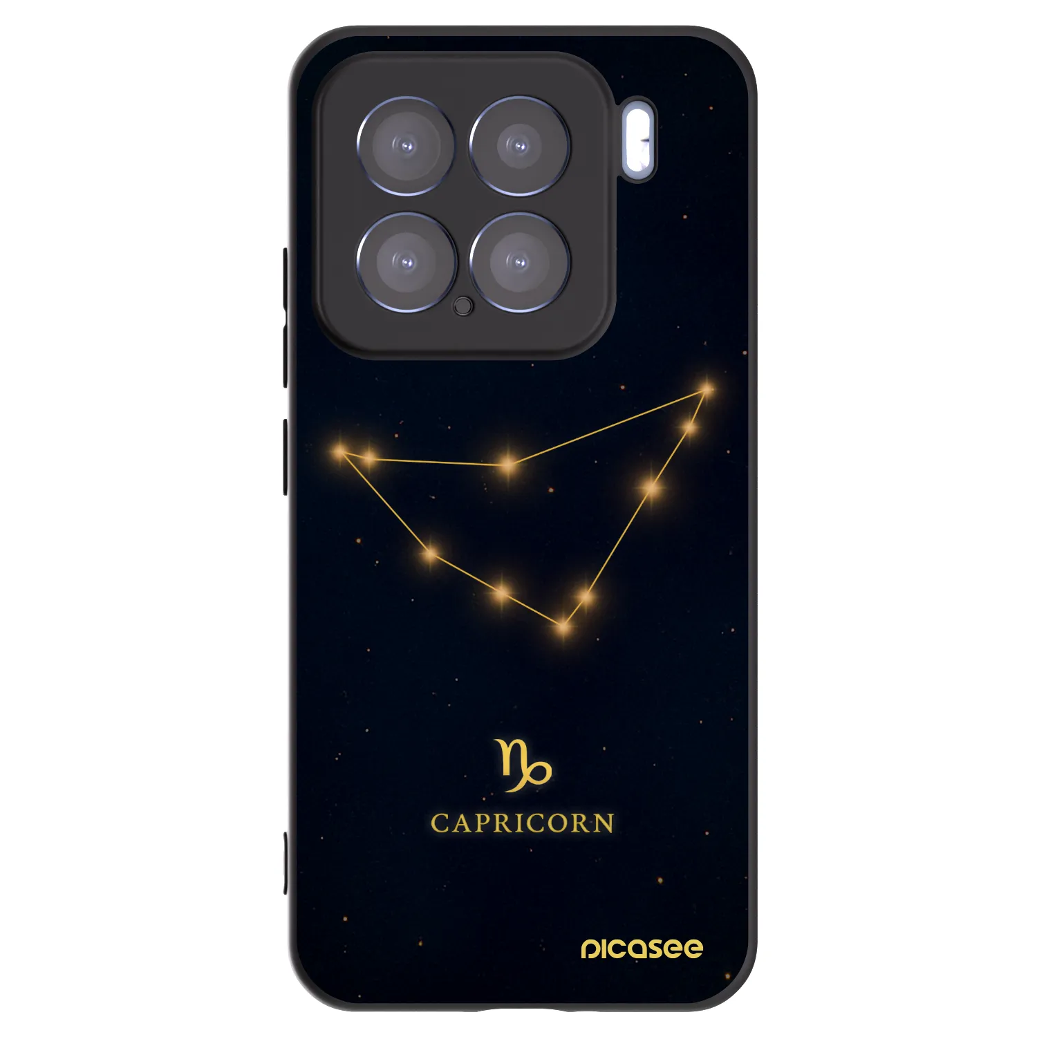 Picasee silikonový černý obal pro Xiaomi 15 - CAPRICORN