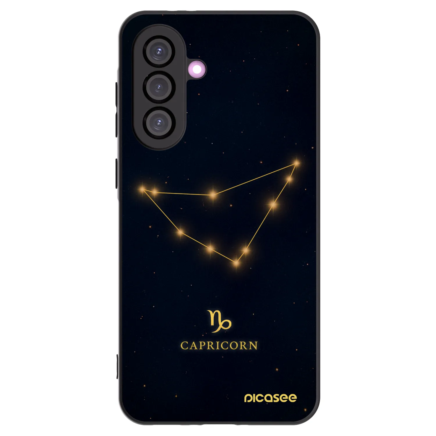 Picasee silikonový černý obal pro Samsung Galaxy A56 5G A566B - CAPRICORN