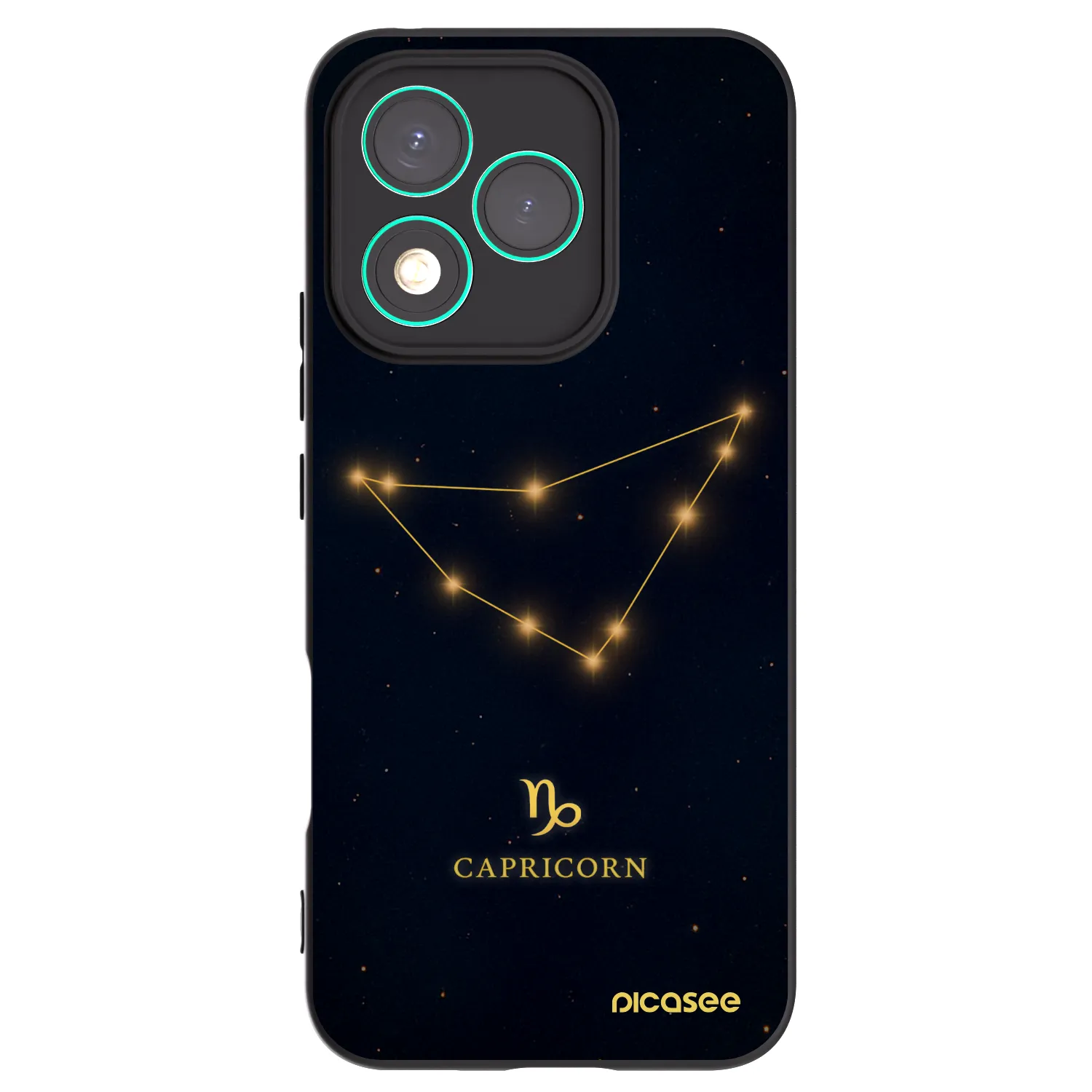 Picasee silikonový černý obal pro Honor 400 Lite 5G - CAPRICORN