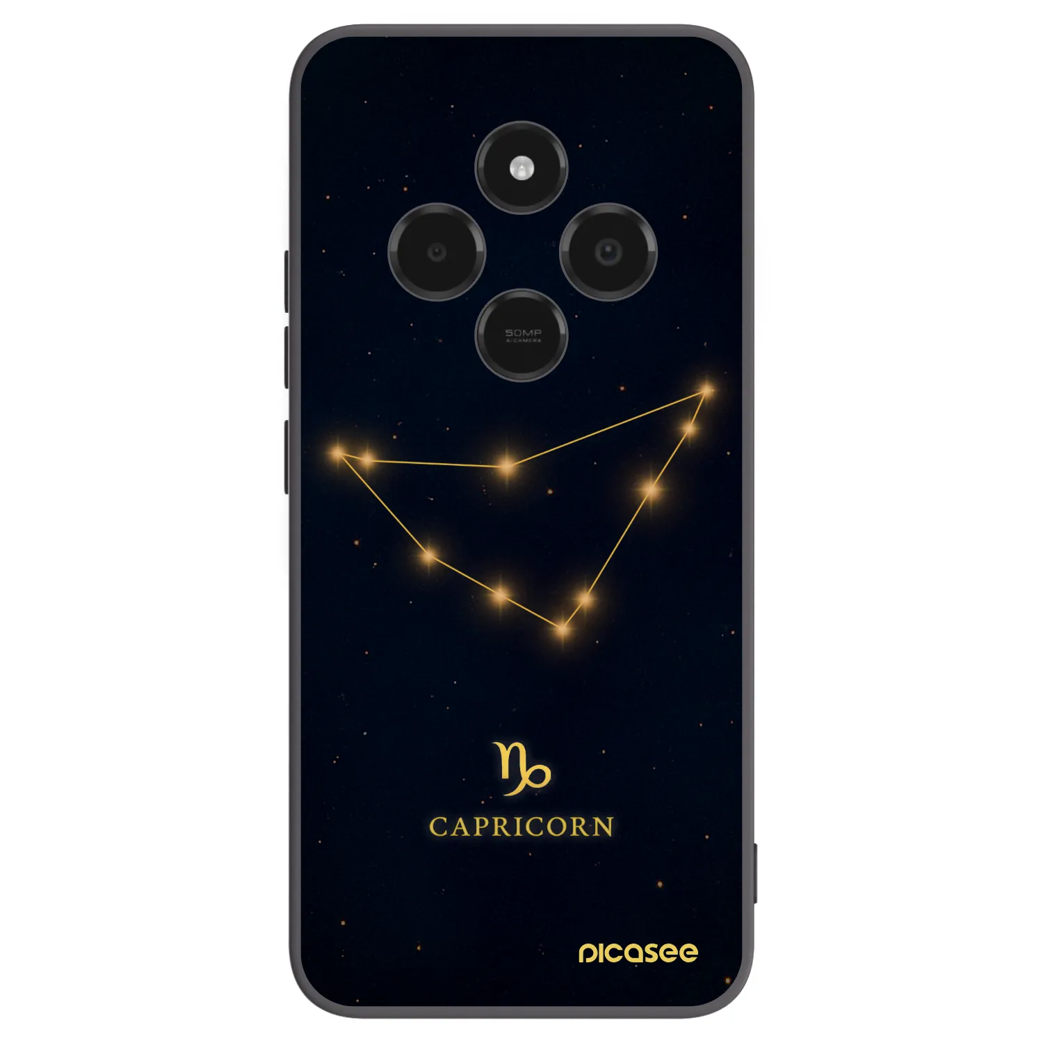 Picasee silikonový černý obal pro Xiaomi Poco C75 - CAPRICORN