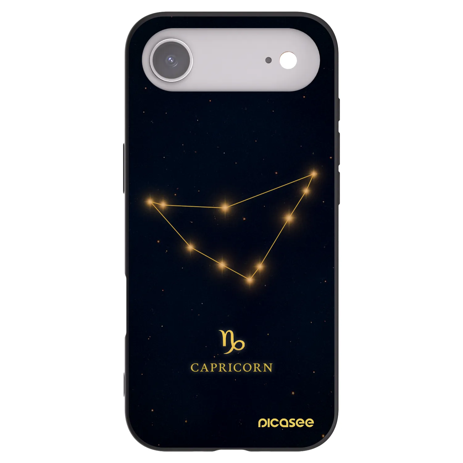 Picasee silikonový černý obal pro Apple iPhone Air - CAPRICORN