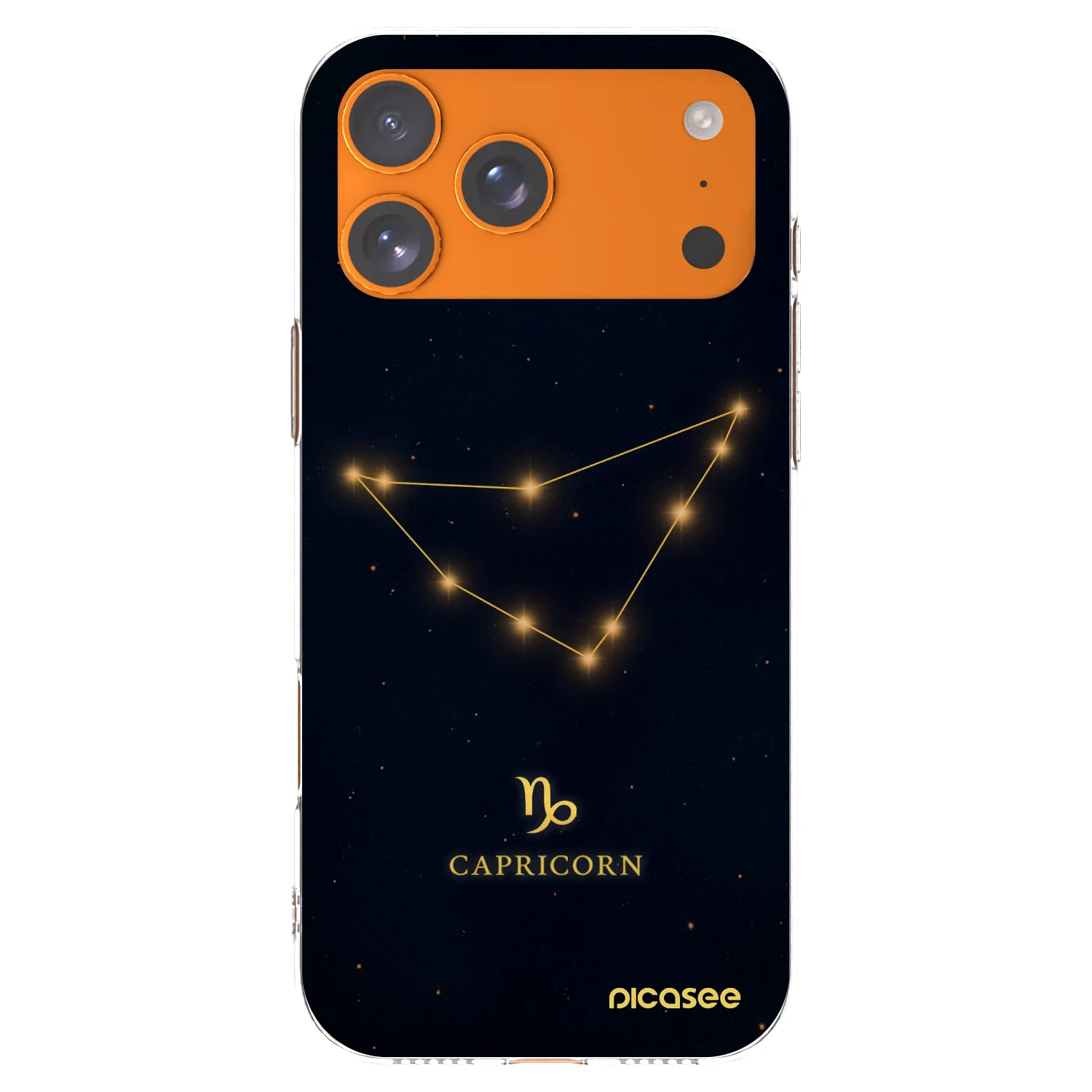 Picasee silikonový průhledný obal pro Apple iPhone 17 Pro Max - CAPRICORN