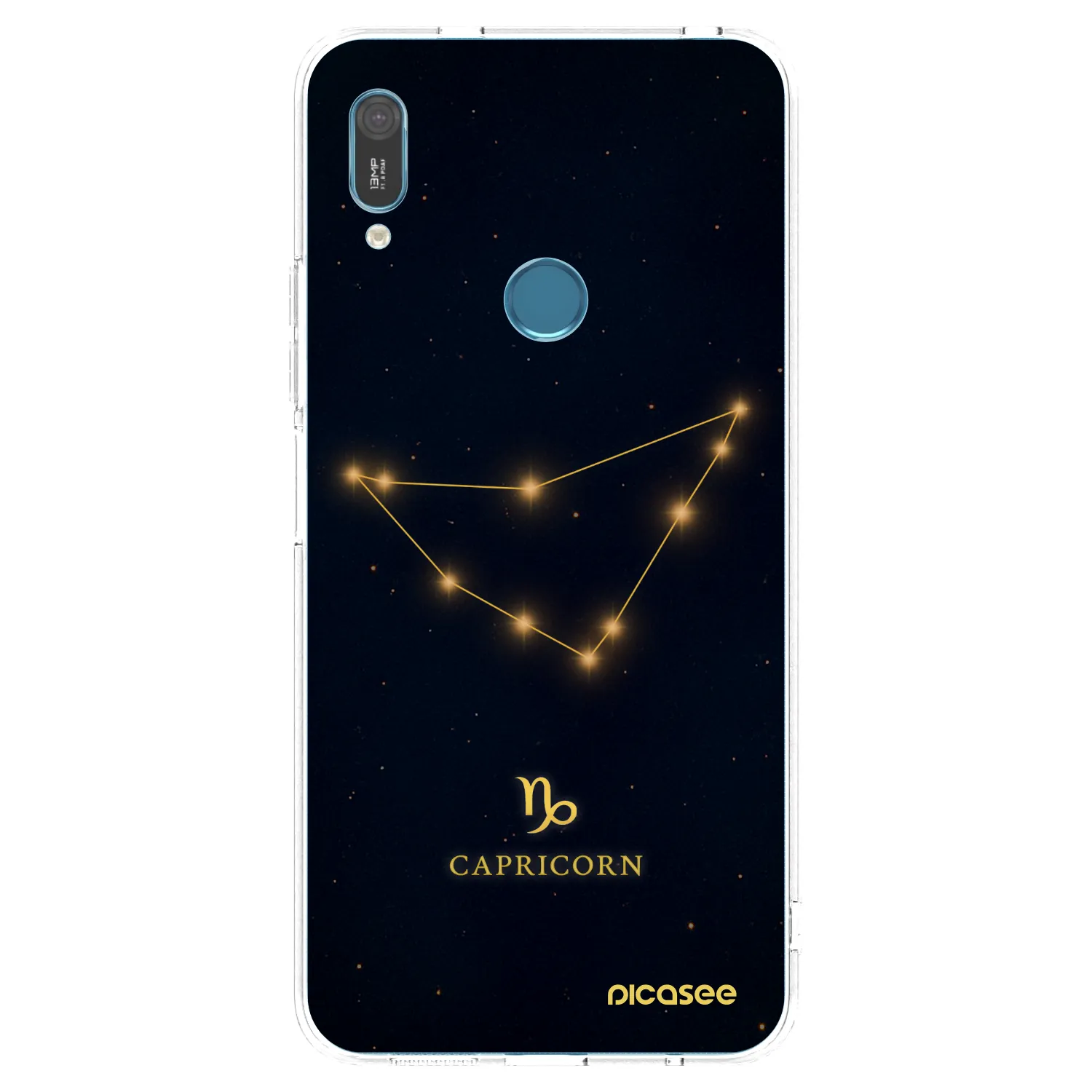 Picasee silikonový průhledný obal pro Huawei Y6 2019 - CAPRICORN