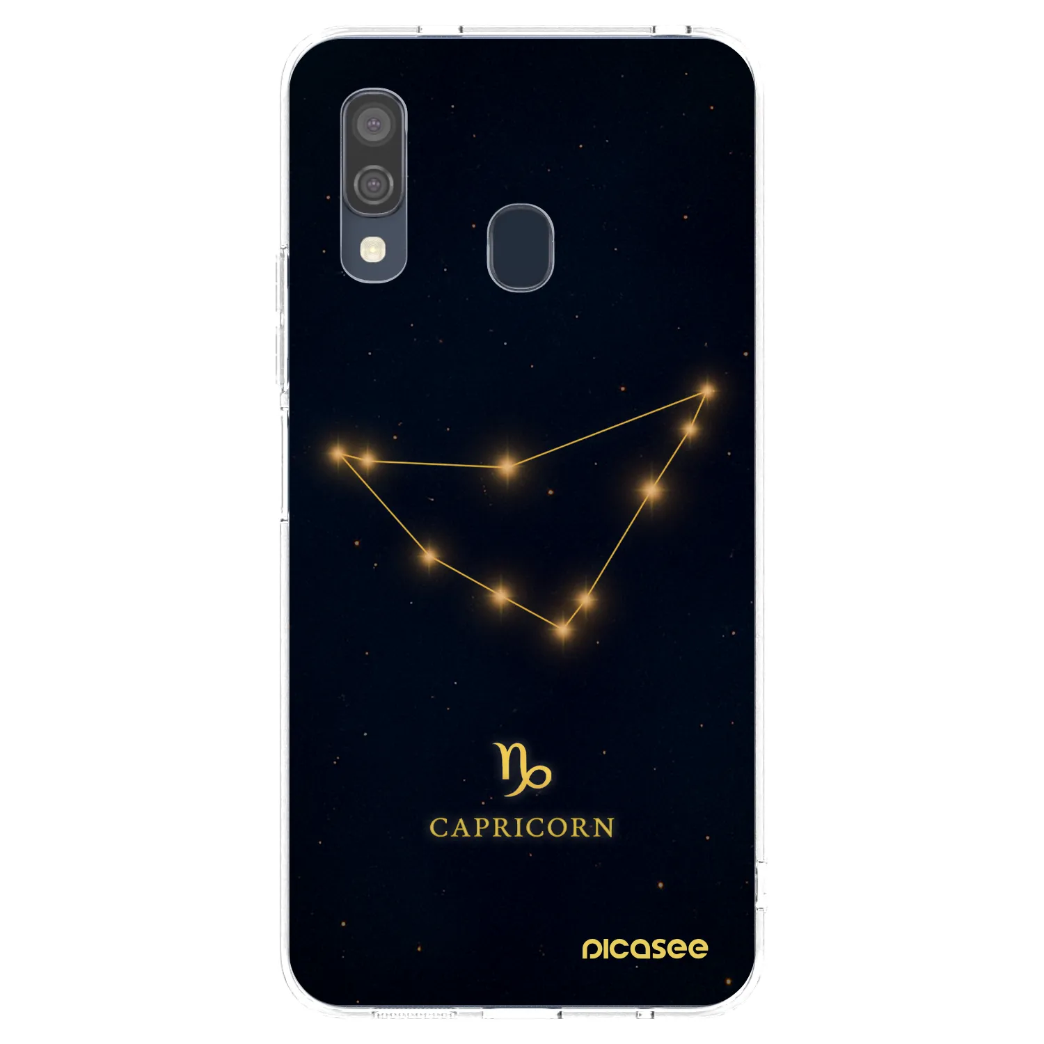Picasee silikonový průhledný obal pro Samsung Galaxy A40 A405F - CAPRICORN