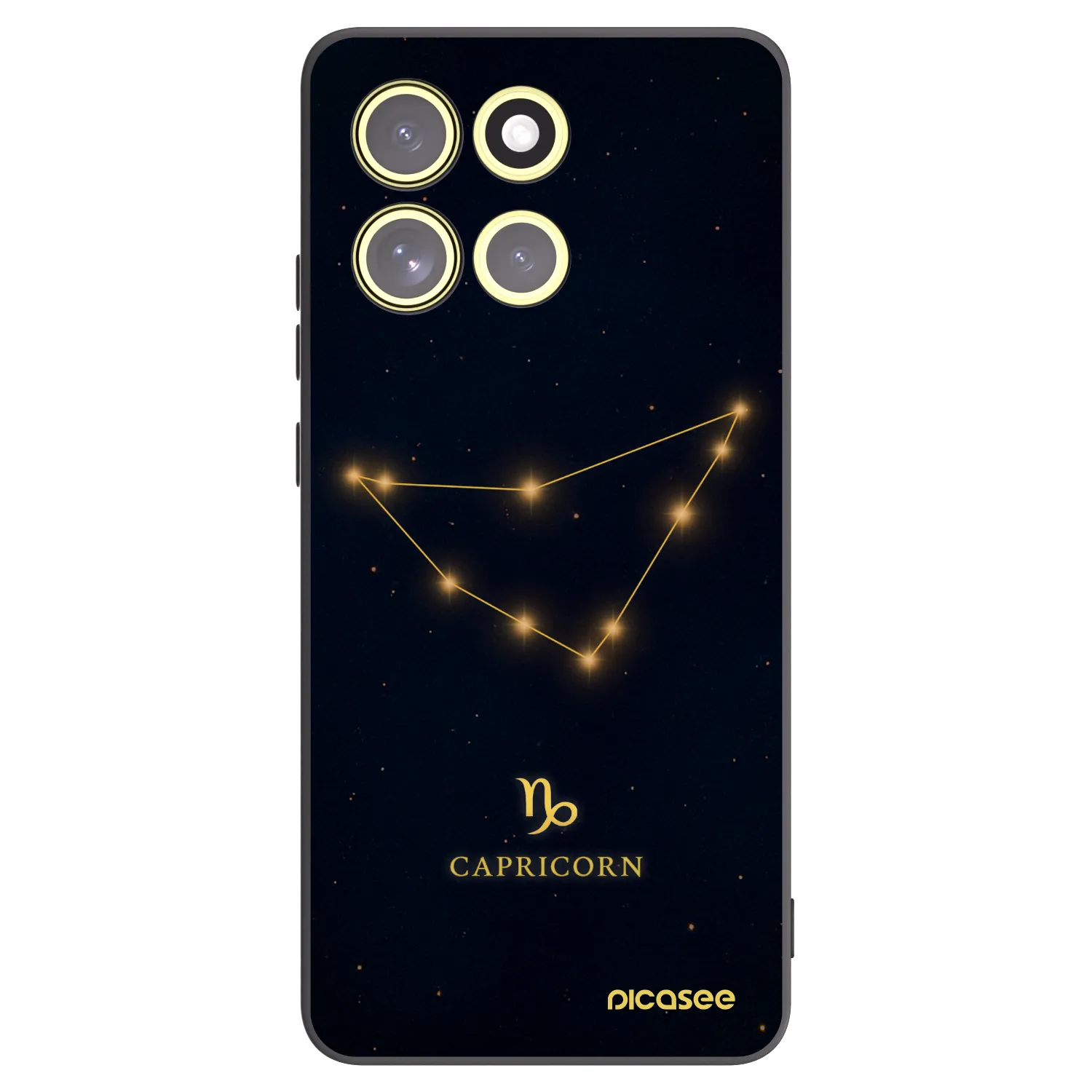 Picasee silikonový černý obal pro Motorola Moto G86 5G - CAPRICORN