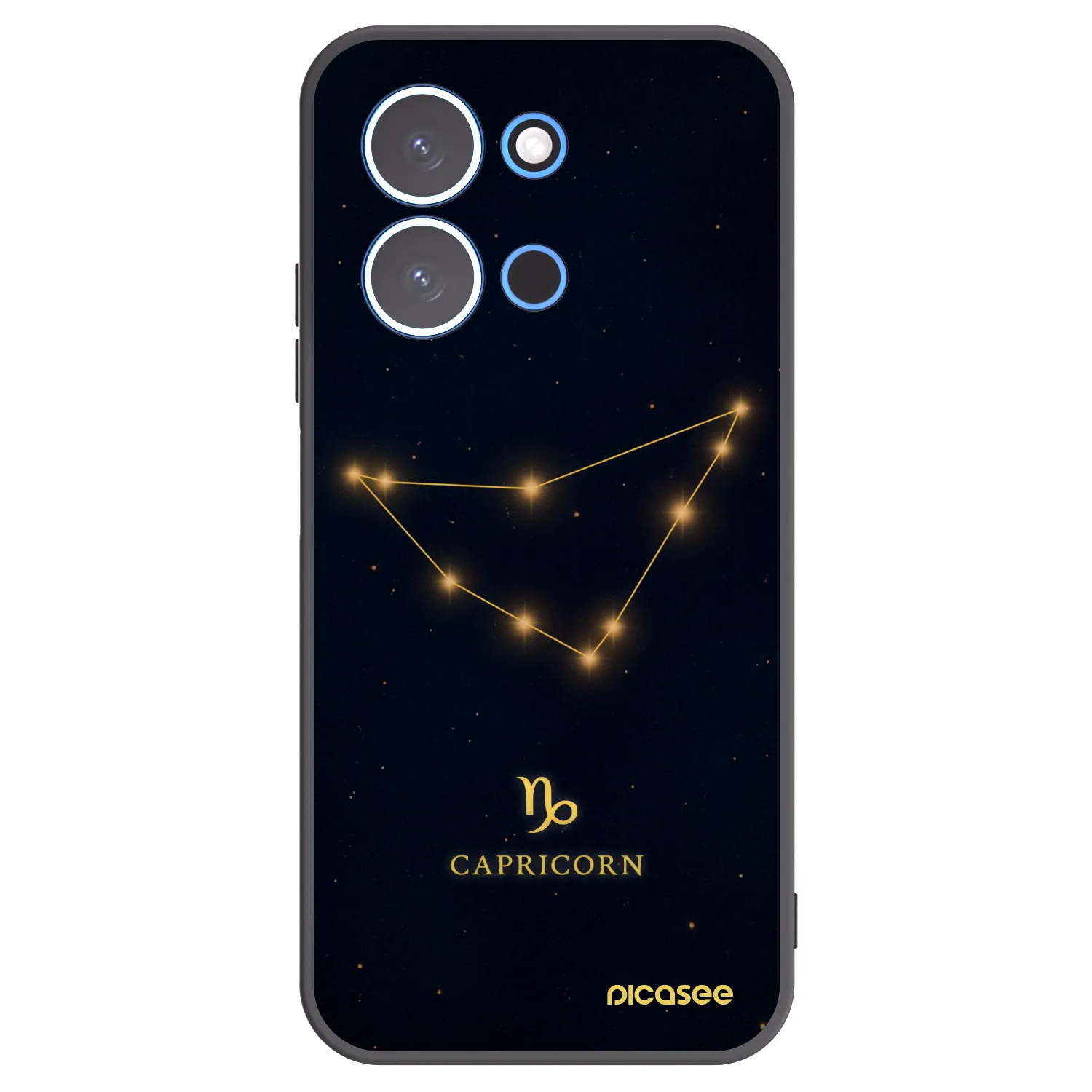 Picasee silikonový černý obal pro Xiaomi Redmi 15C 4G - CAPRICORN