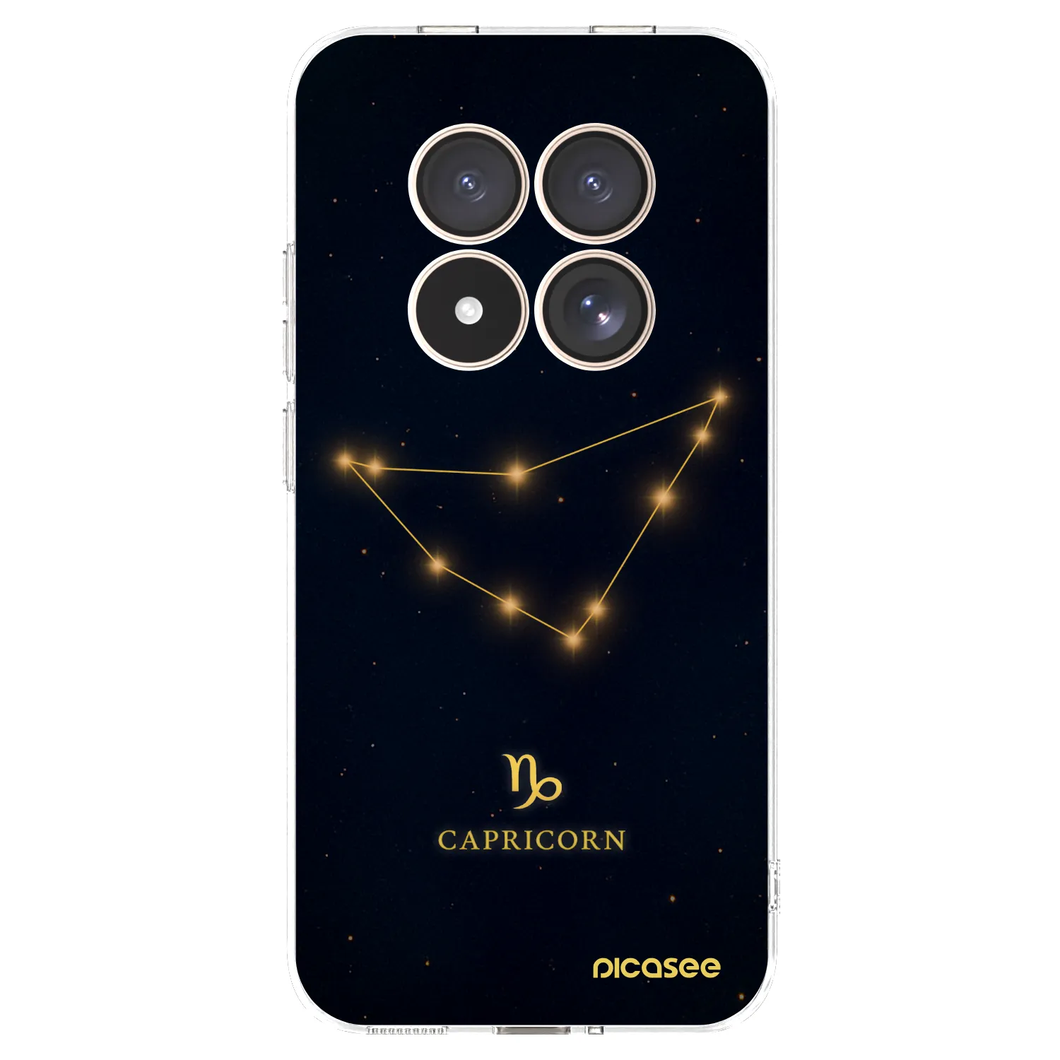 Picasee silikonový průhledný obal pro Xiaomi Redmi Note 15 Pro 4G - CAPRICORN