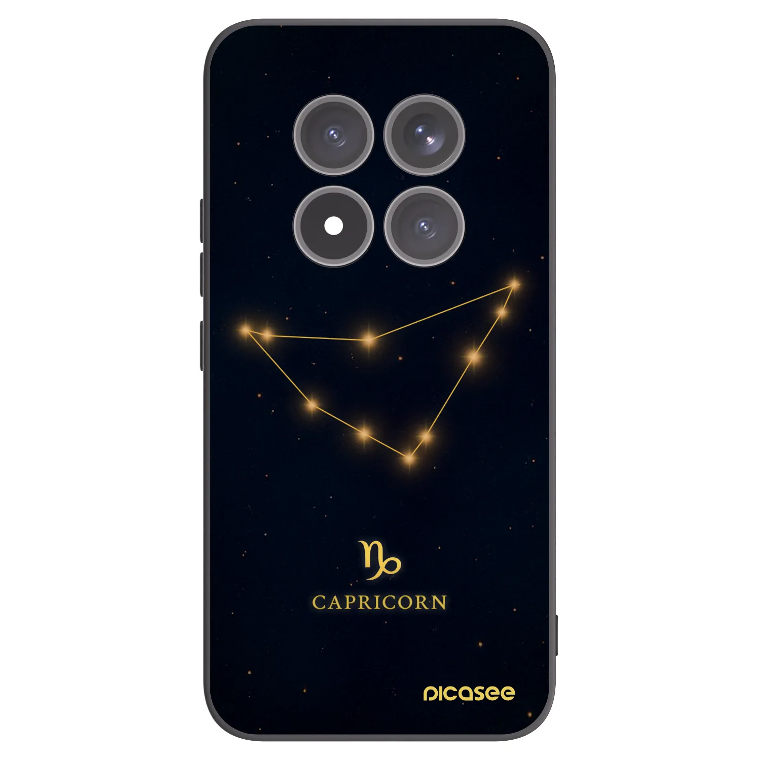 Picasee silikonový černý obal pro Xiaomi Redmi Note 15 Pro+ - CAPRICORN