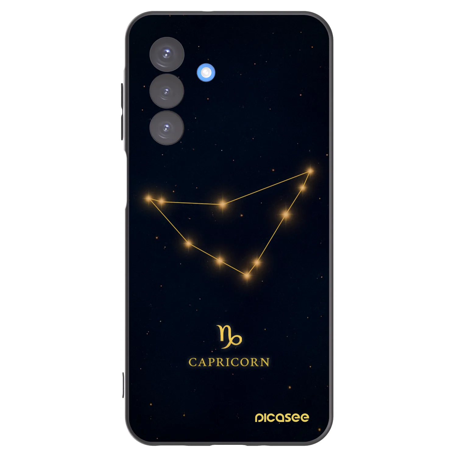 Picasee silikonový černý obal pro Samsung Galaxy A17 5G - CAPRICORN