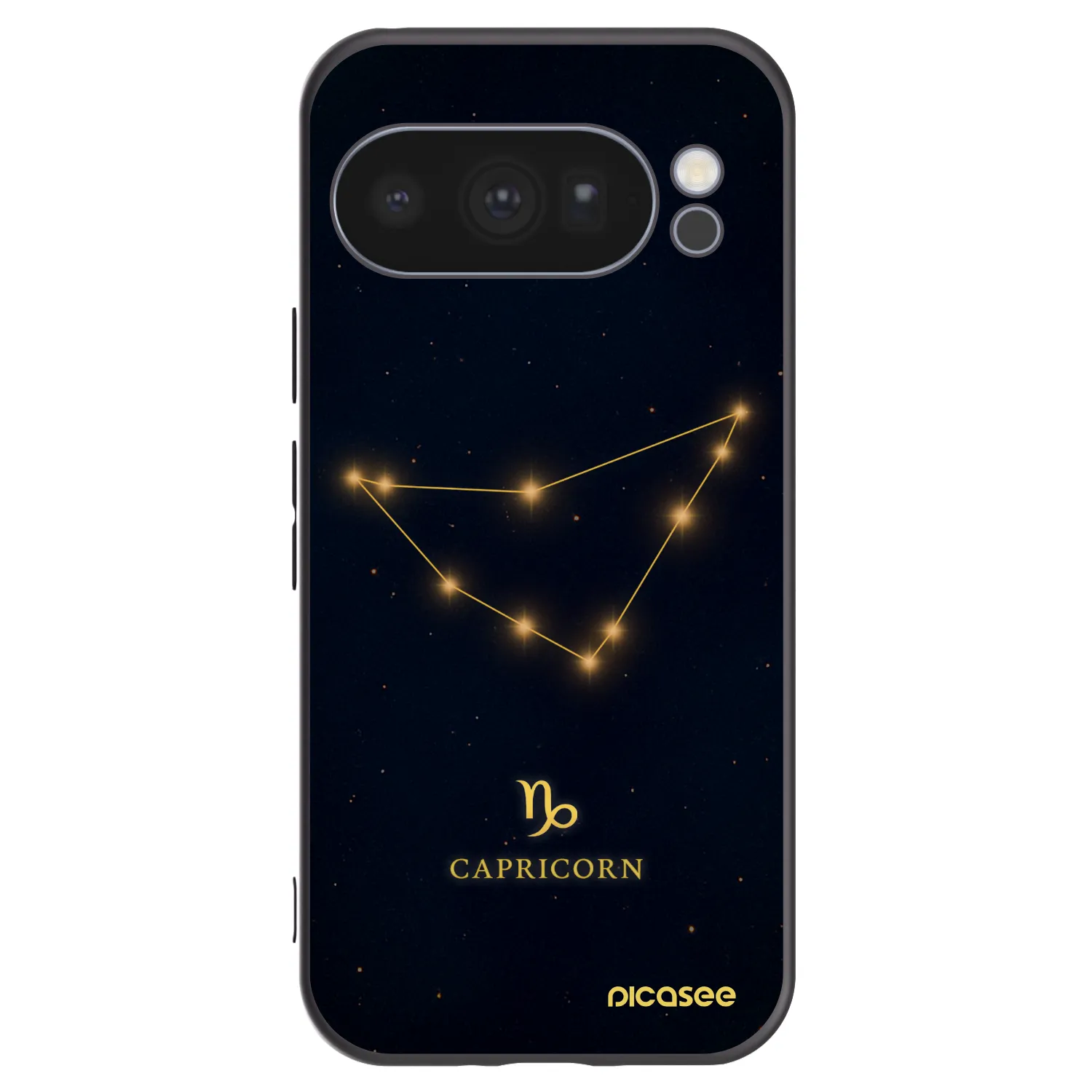 Picasee silikonový černý obal pro Google Pixel 10 Pro - CAPRICORN