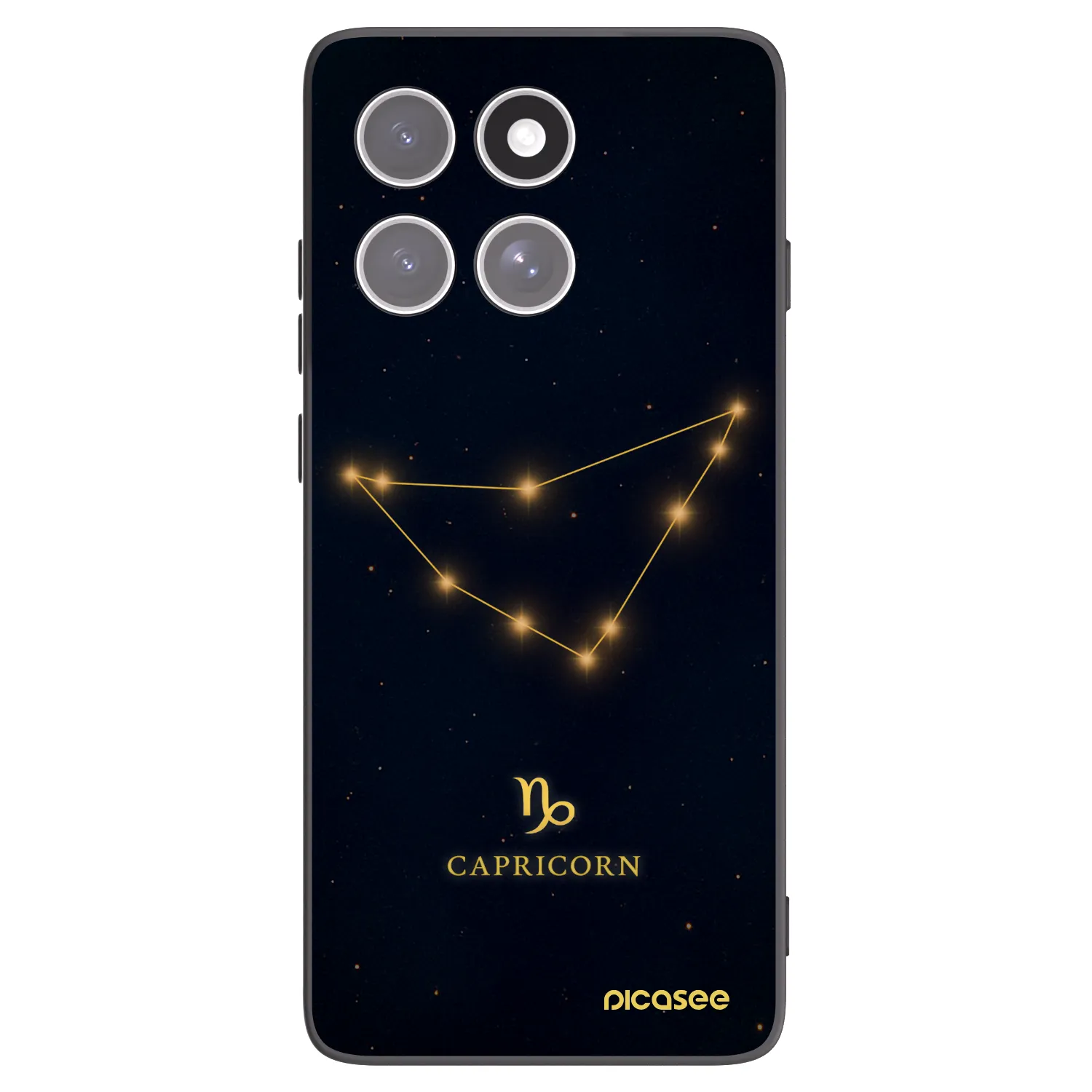 Picasee silikonový černý obal pro Motorola Edge 60 Fusion - CAPRICORN