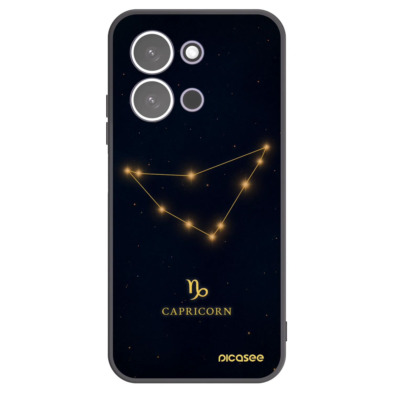 Picasee silikonový černý obal pro Xiaomi Redmi 15C 5G - CAPRICORN