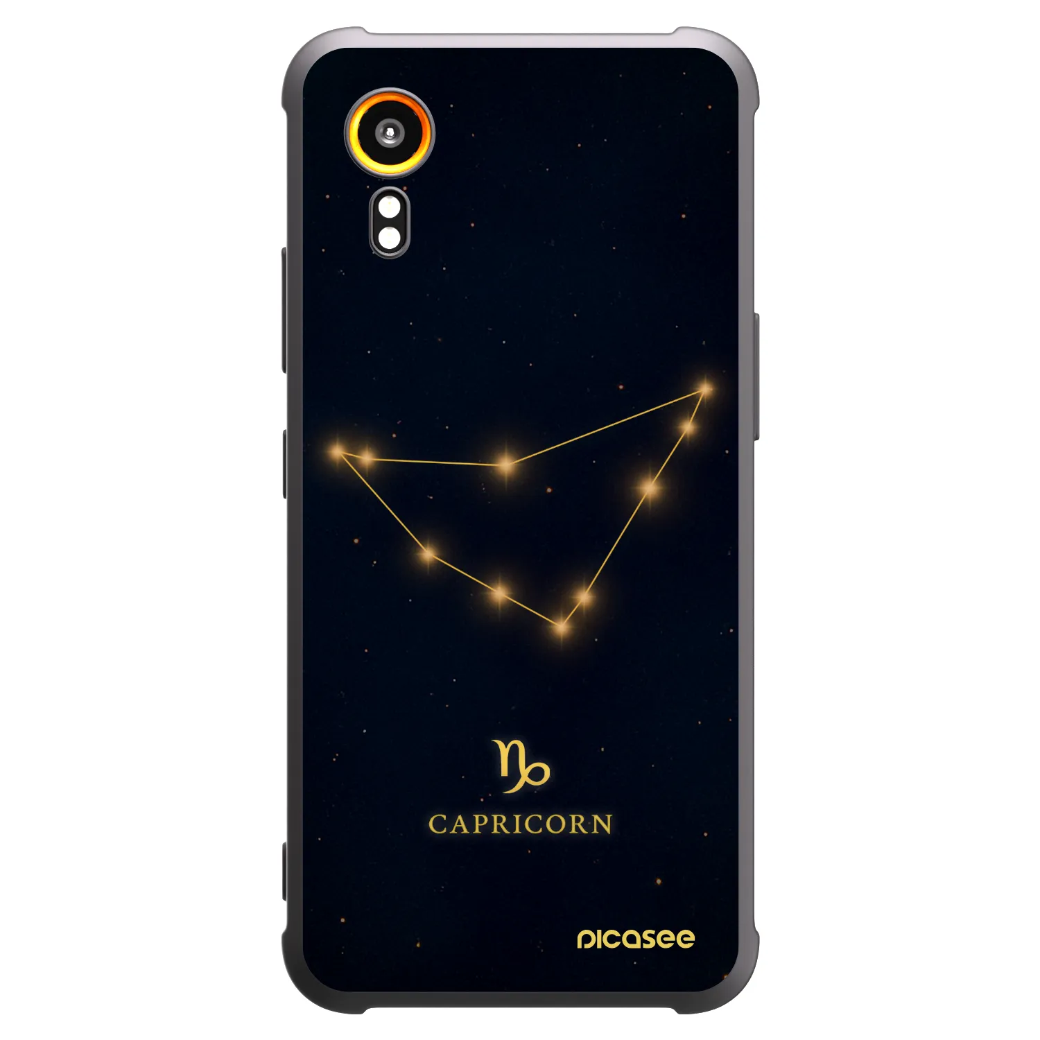 Picasee silikonový černý obal pro Samsung Galaxy Xcover 7 - CAPRICORN
