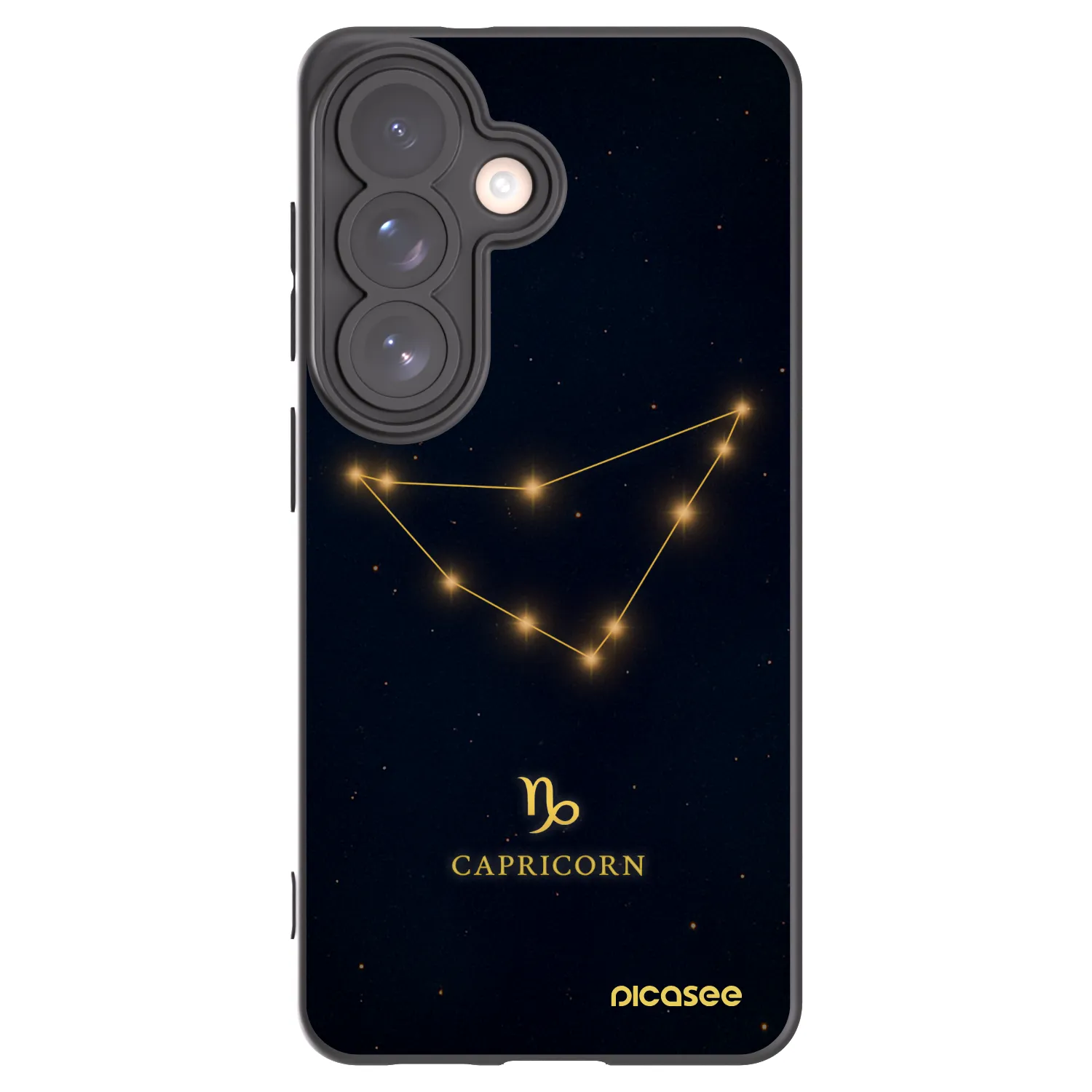 Picasee silikonový černý obal pro Samsung Galaxy S26 - CAPRICORN