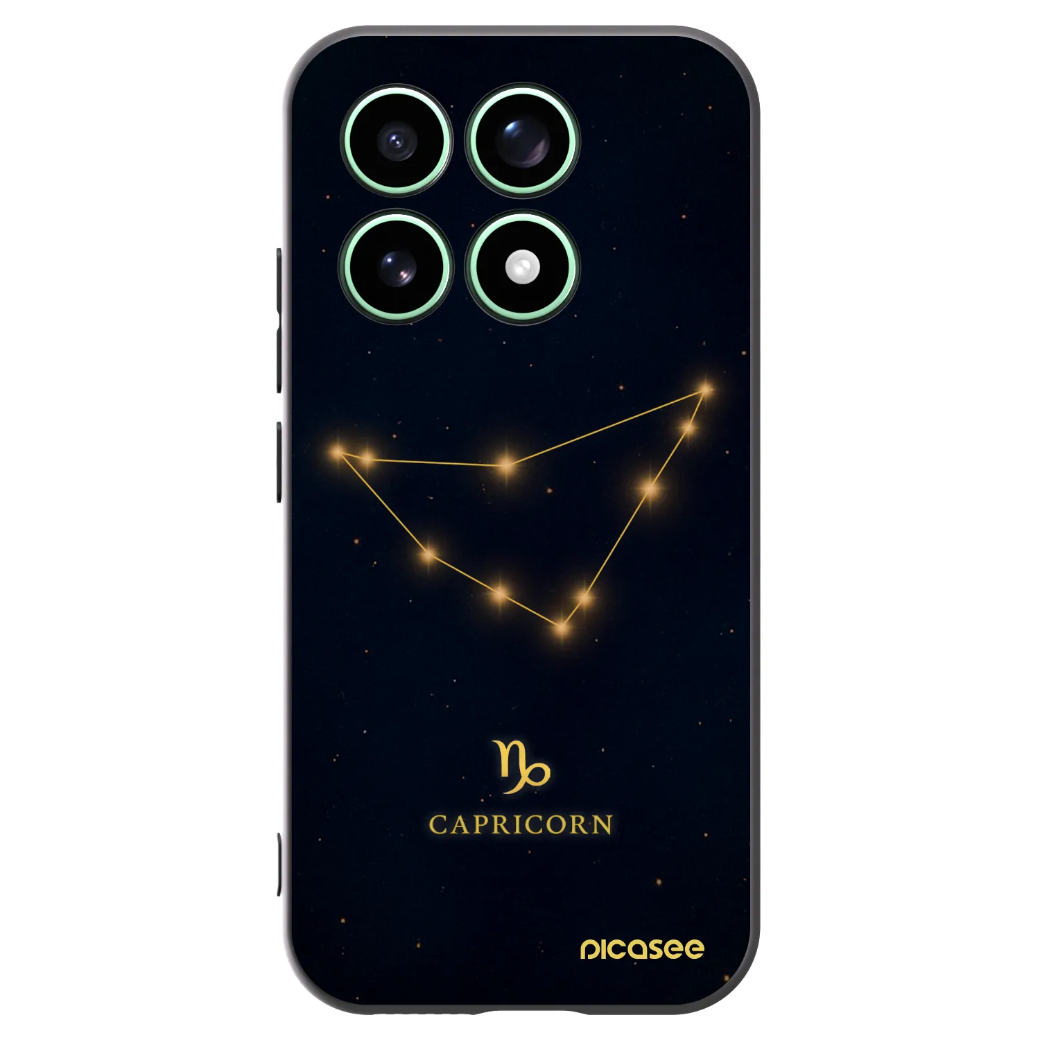 Picasee silikonový černý obal pro Xiaomi 17 - CAPRICORN