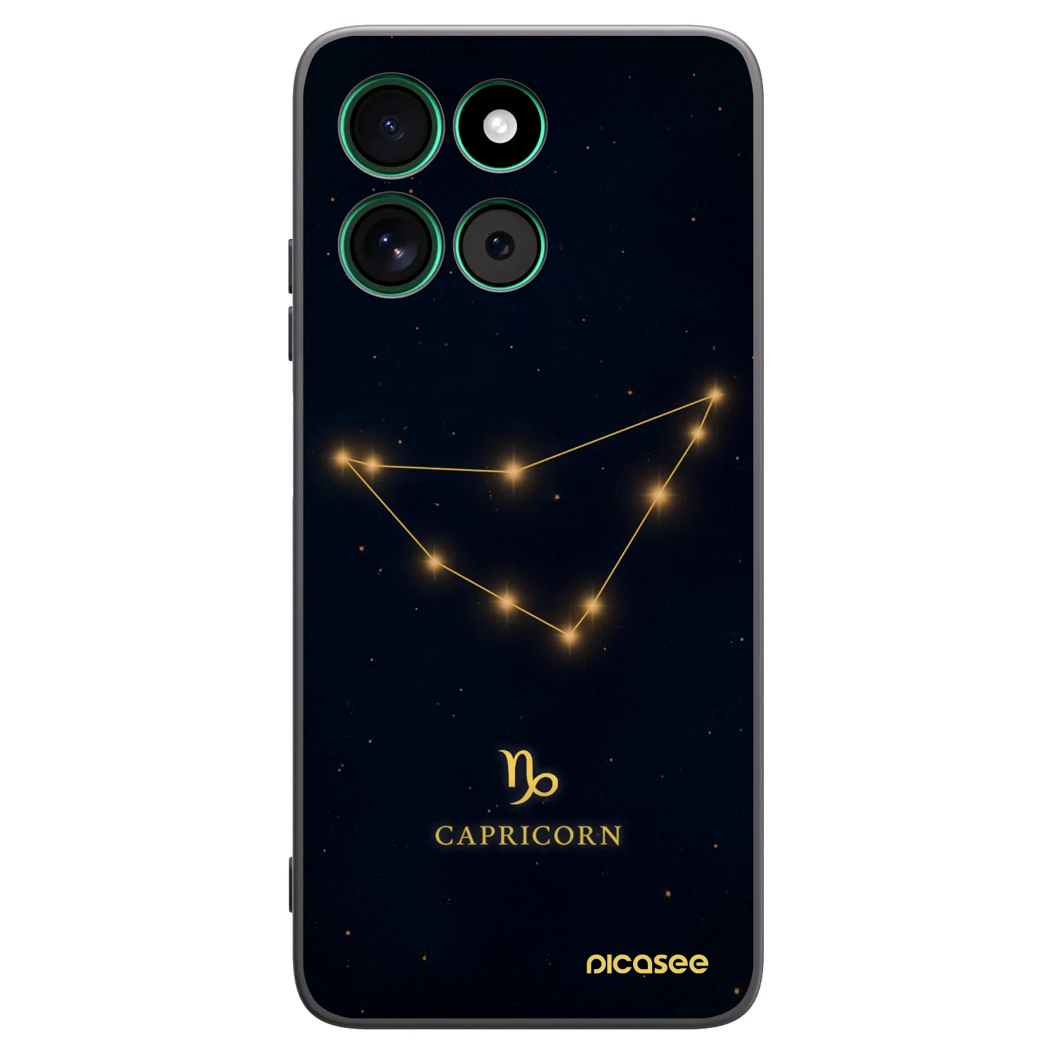 Picasee silikonový černý obal pro Motorola Moto G57 Power - CAPRICORN