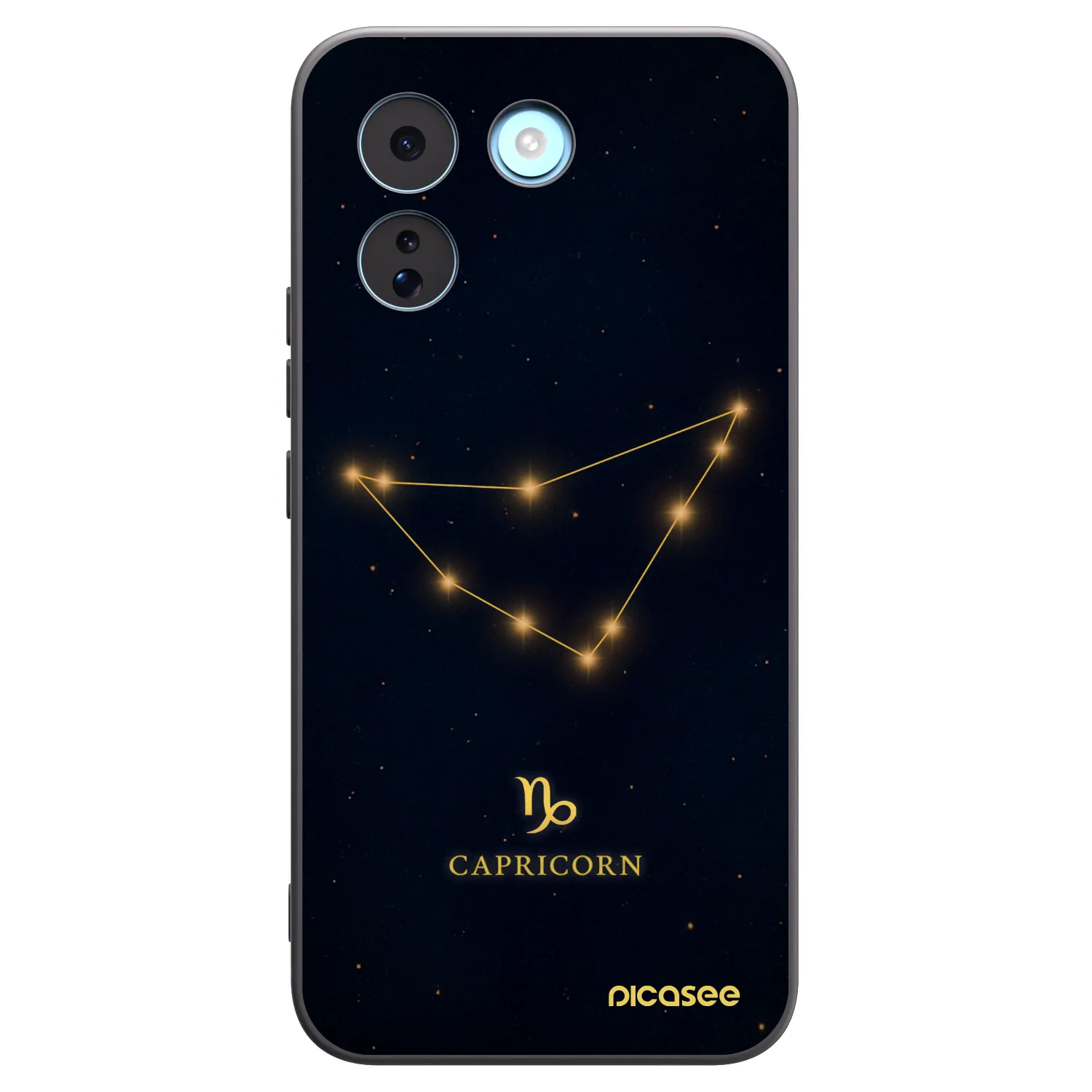 Picasee silikonový černý obal pro Xiaomi Redmi Note 17 Pro MAX 5G - CAPRICORN