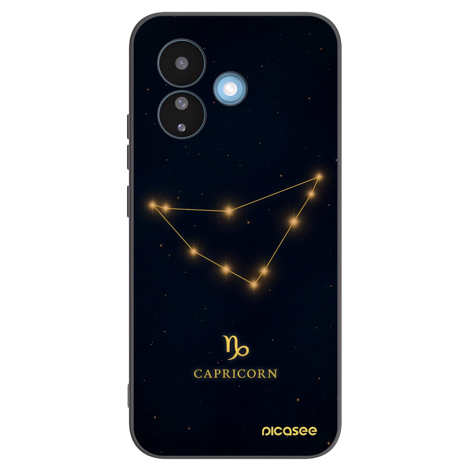 Picasee silikonový černý obal pro Xiaomi Redmi Note 17 Pro 5G - CAPRICORN