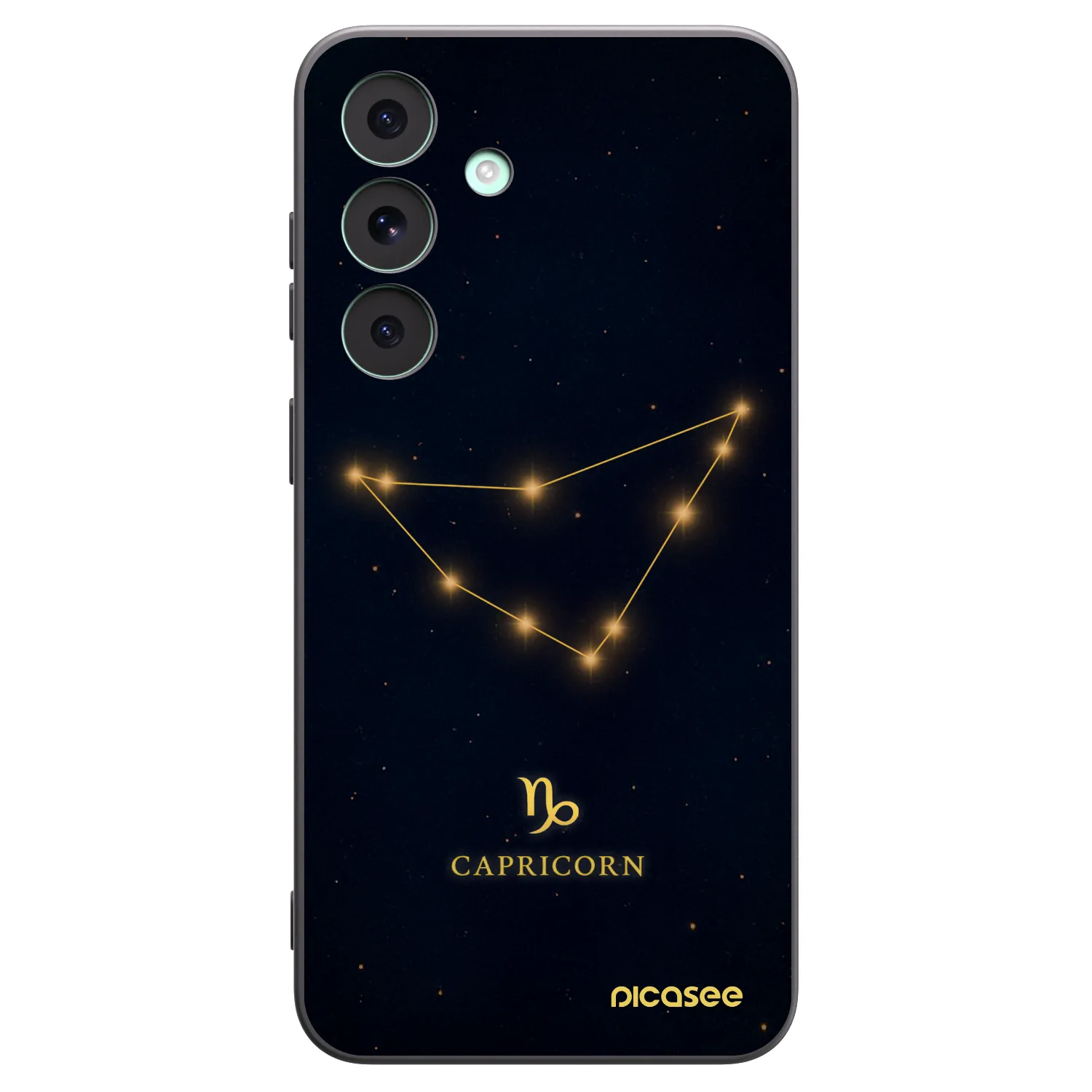 Picasee silikonový černý obal pro Samsung Galaxy S26 FE - CAPRICORN