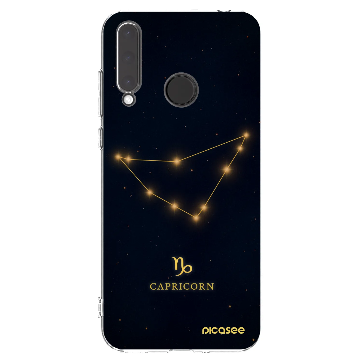 Picasee silikonový průhledný obal pro Honor 20 Lite - CAPRICORN