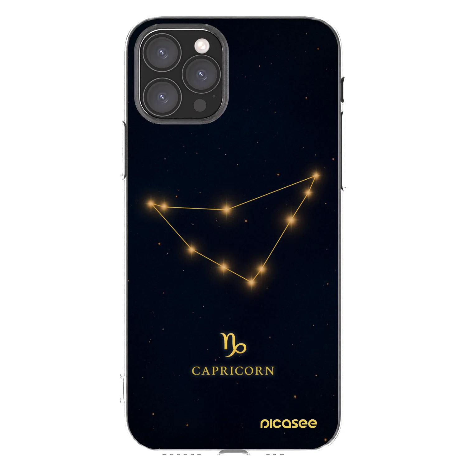 Picasee silikonový průhledný obal pro Apple iPhone 11 Pro - CAPRICORN