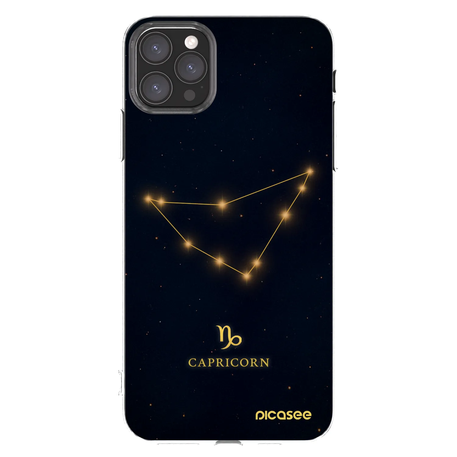 Picasee silikonový průhledný obal pro Apple iPhone 11 Pro Max - CAPRICORN