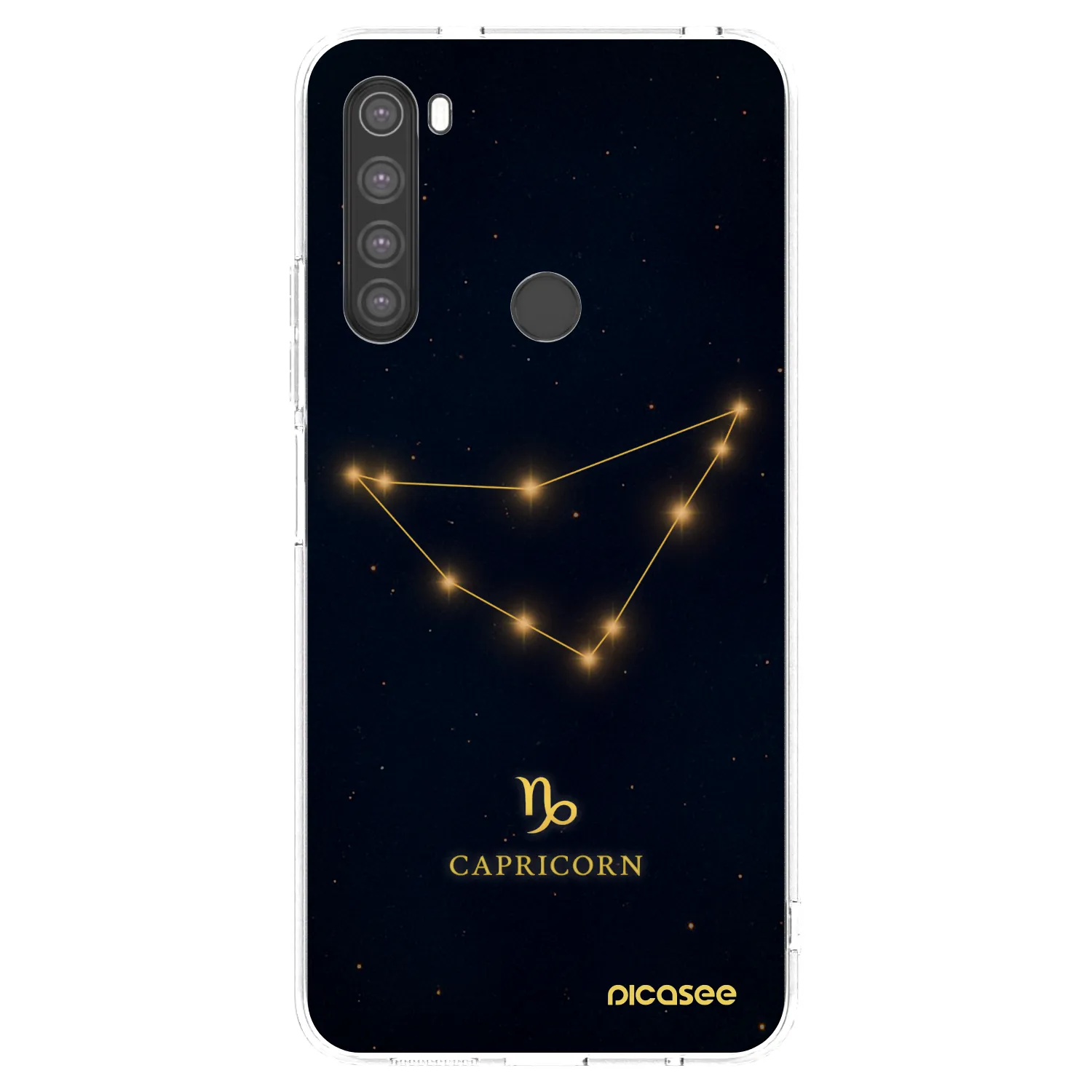 Picasee silikonový průhledný obal pro Xiaomi Redmi Note 8 - CAPRICORN