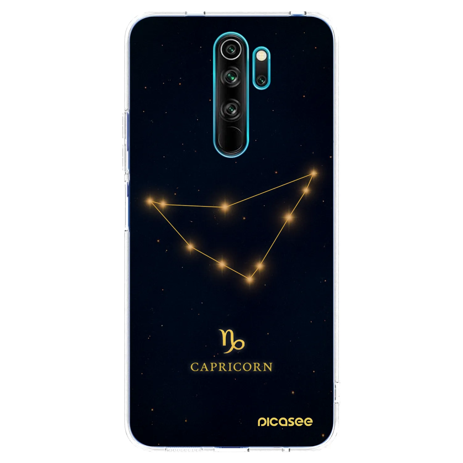 Picasee silikonový průhledný obal pro Xiaomi Redmi Note 8 Pro - CAPRICORN