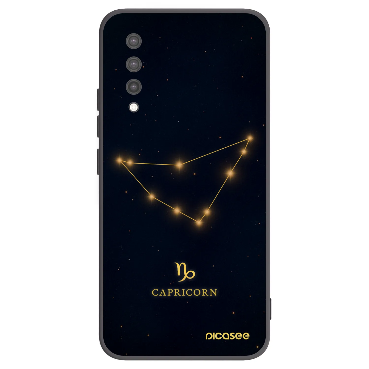 Picasee silikonový černý obal pro Xiaomi Mi 9 Lite - CAPRICORN