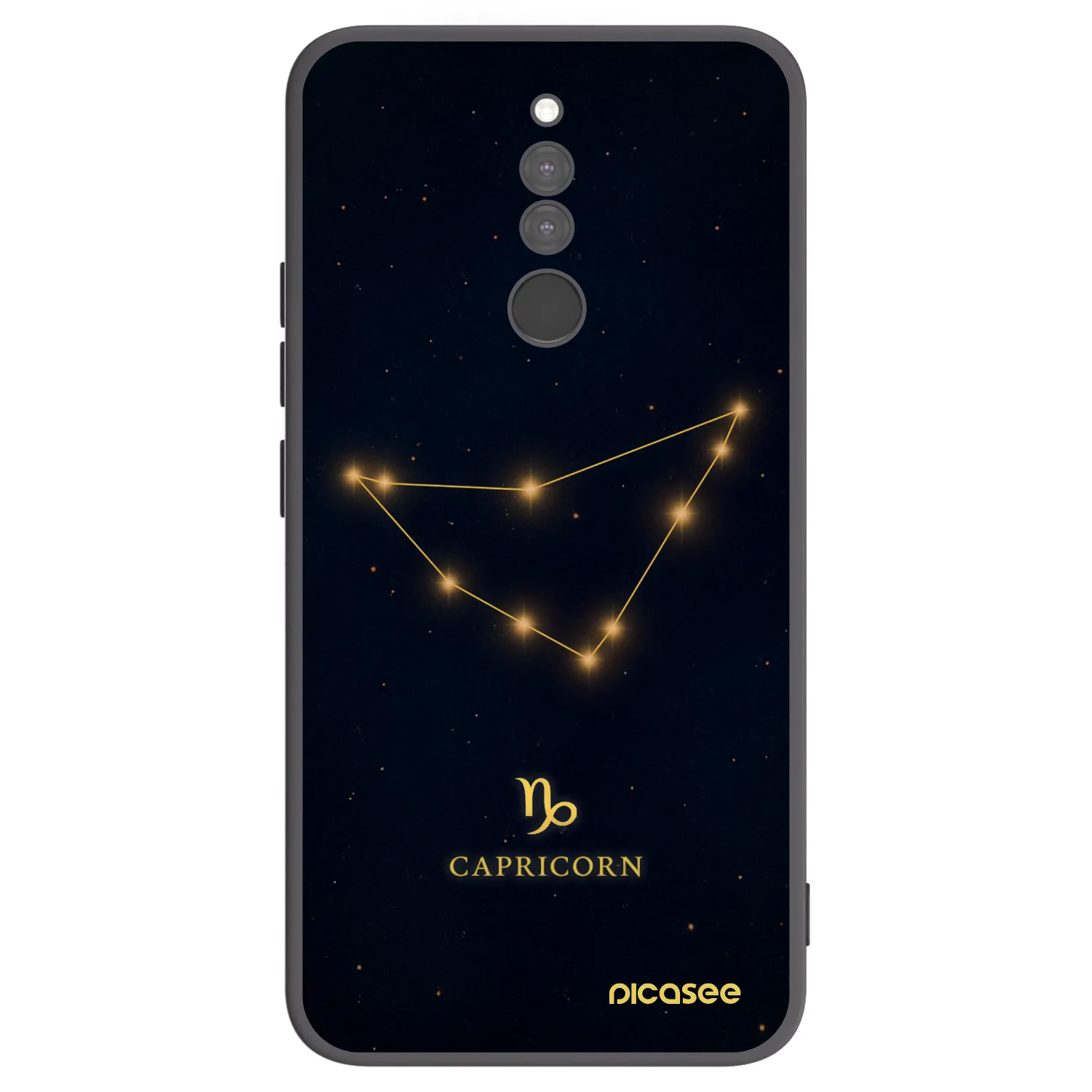 Picasee silikonový černý obal pro Xiaomi Redmi 8 - CAPRICORN