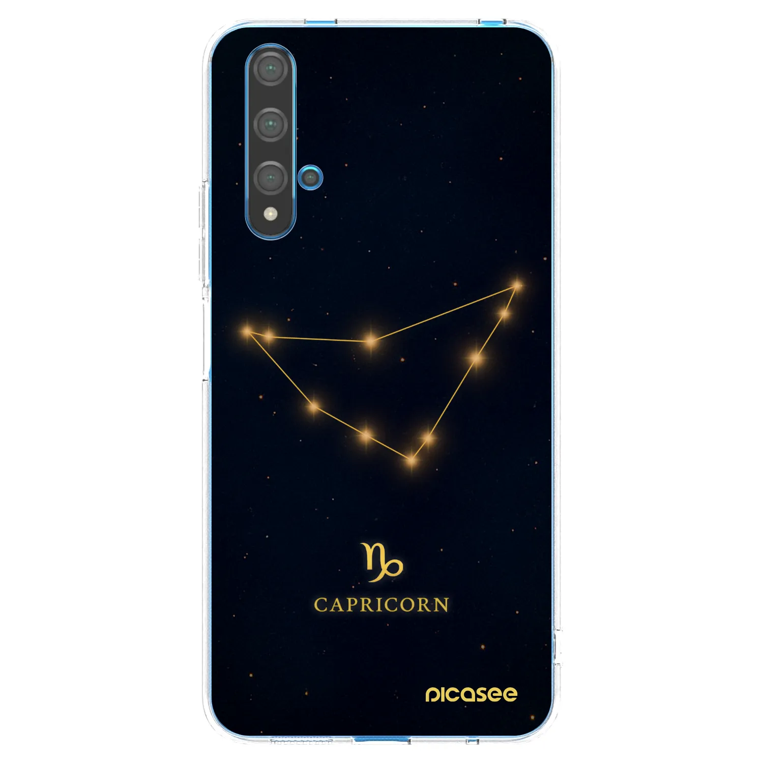 Picasee silikonový průhledný obal pro Huawei Nova 5T - CAPRICORN