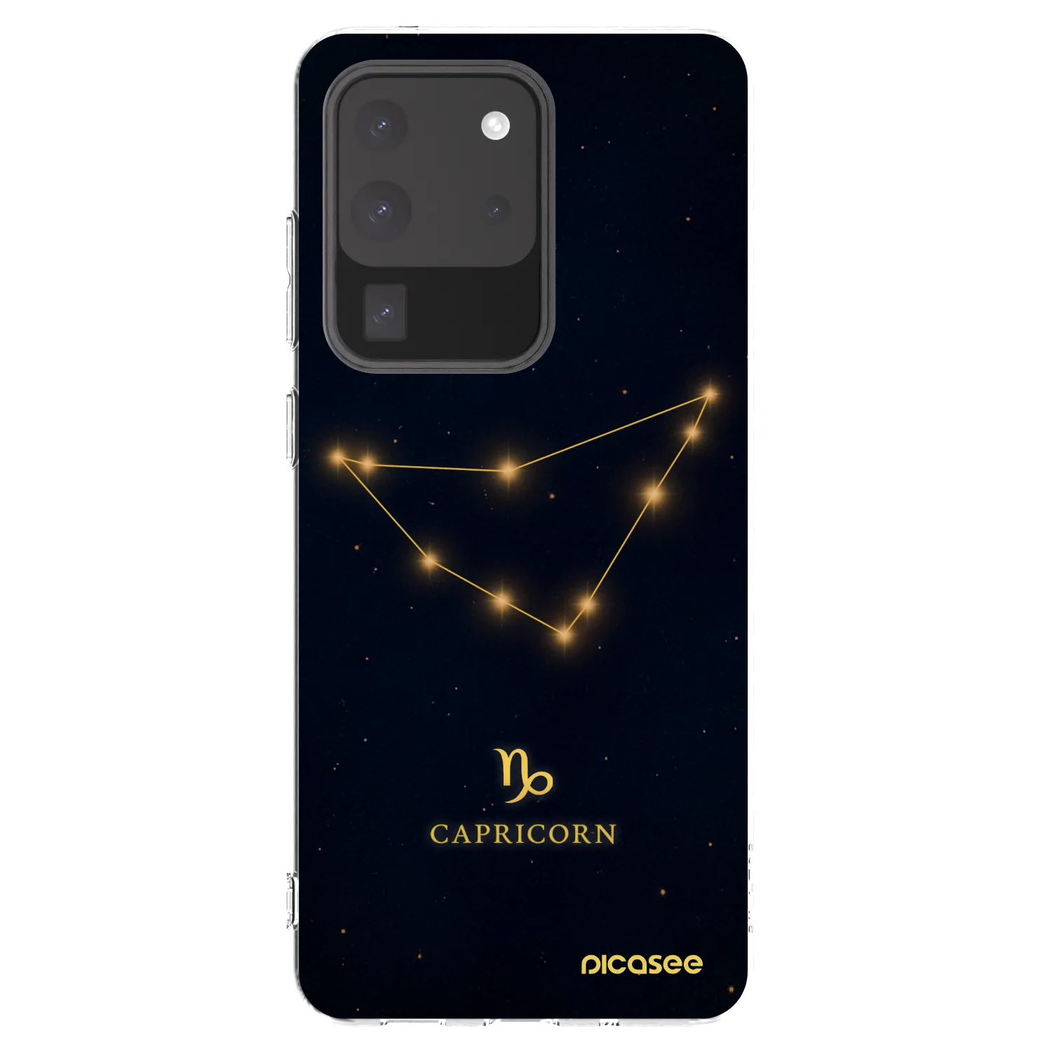 Picasee silikonový průhledný obal pro Samsung Galaxy S20 Ultra 5G G988F - CAPRICORN