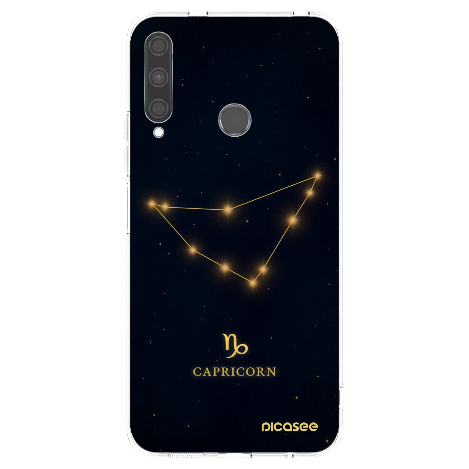 Picasee silikonový průhledný obal pro Huawei P40 Lite E - CAPRICORN