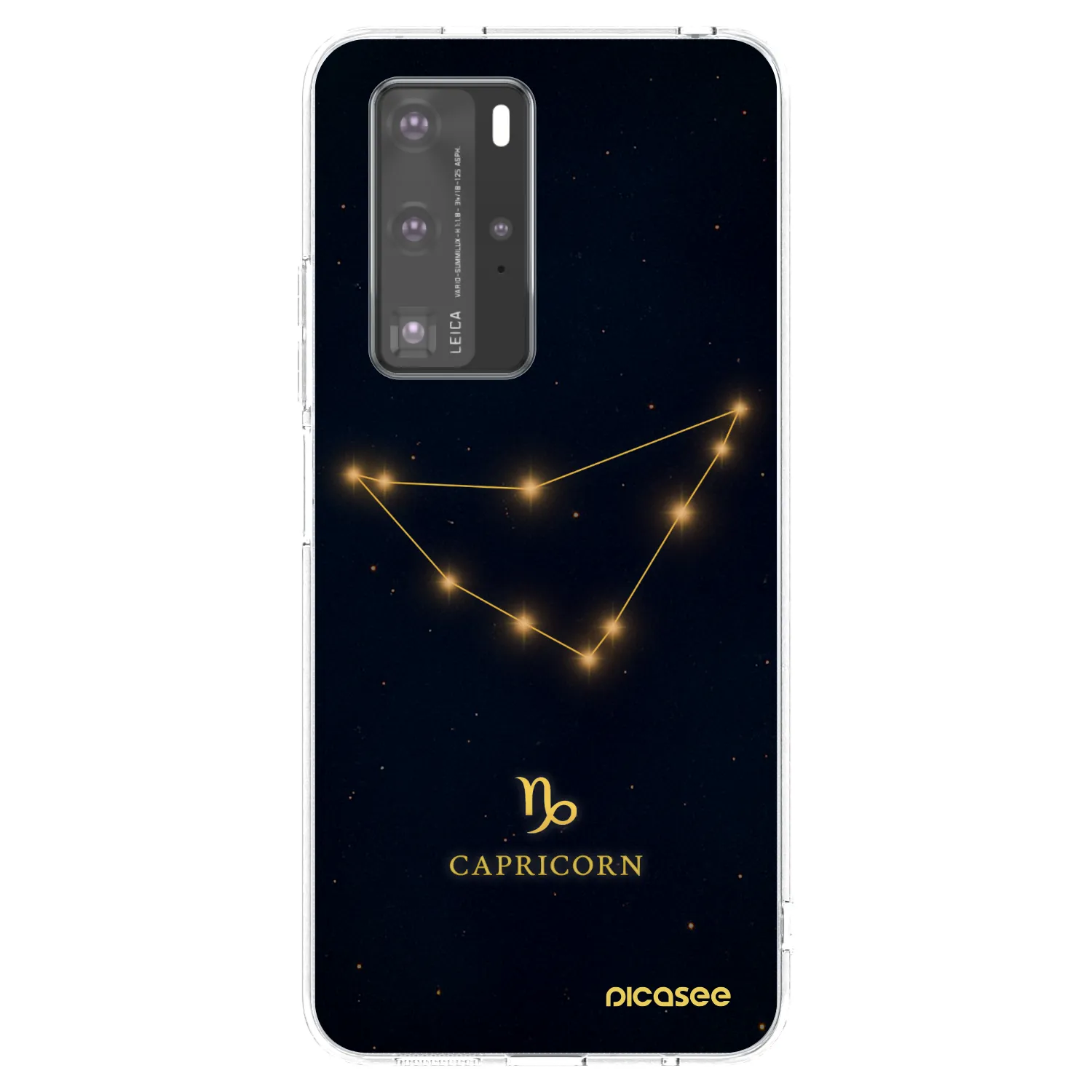 Picasee silikonový průhledný obal pro Huawei P40 Pro - CAPRICORN
