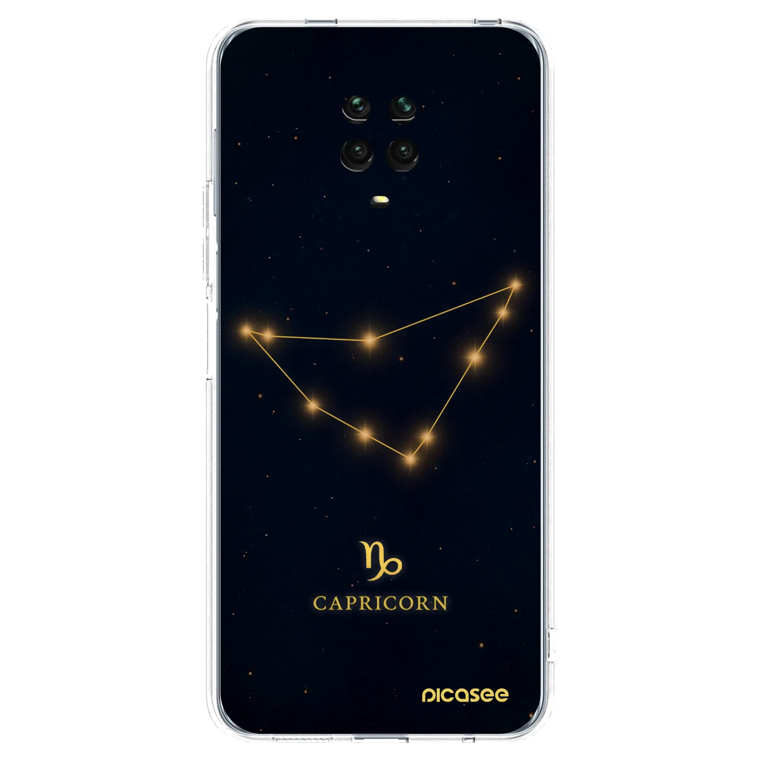 Picasee silikonový průhledný obal pro Xiaomi Redmi Note 9 Pro - CAPRICORN