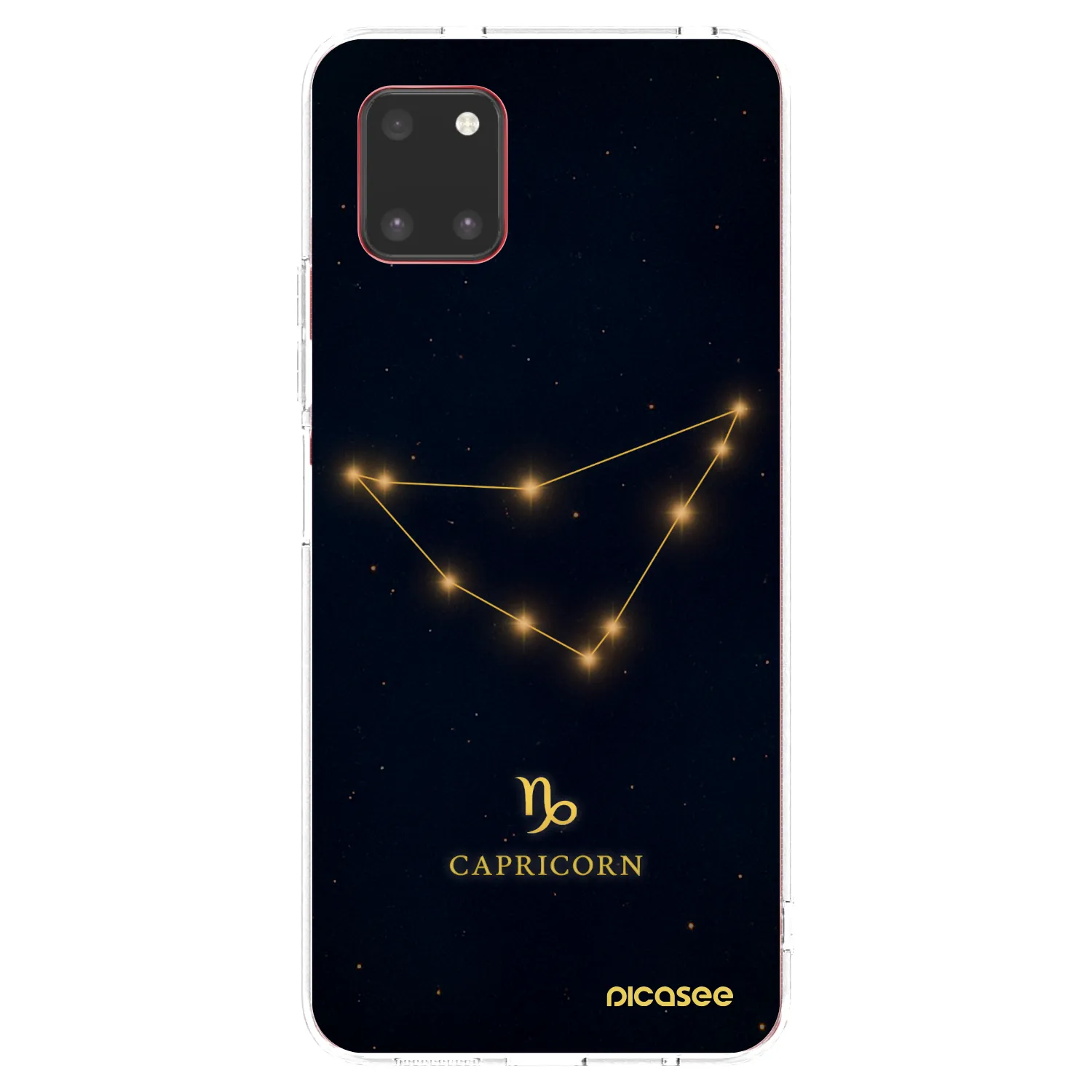 Picasee silikonový průhledný obal pro Samsung Galaxy Note 10 Lite N770F - CAPRICORN