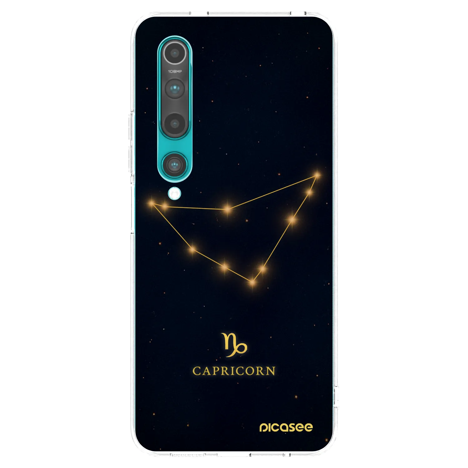Picasee silikonový průhledný obal pro Xiaomi Mi 10 - CAPRICORN