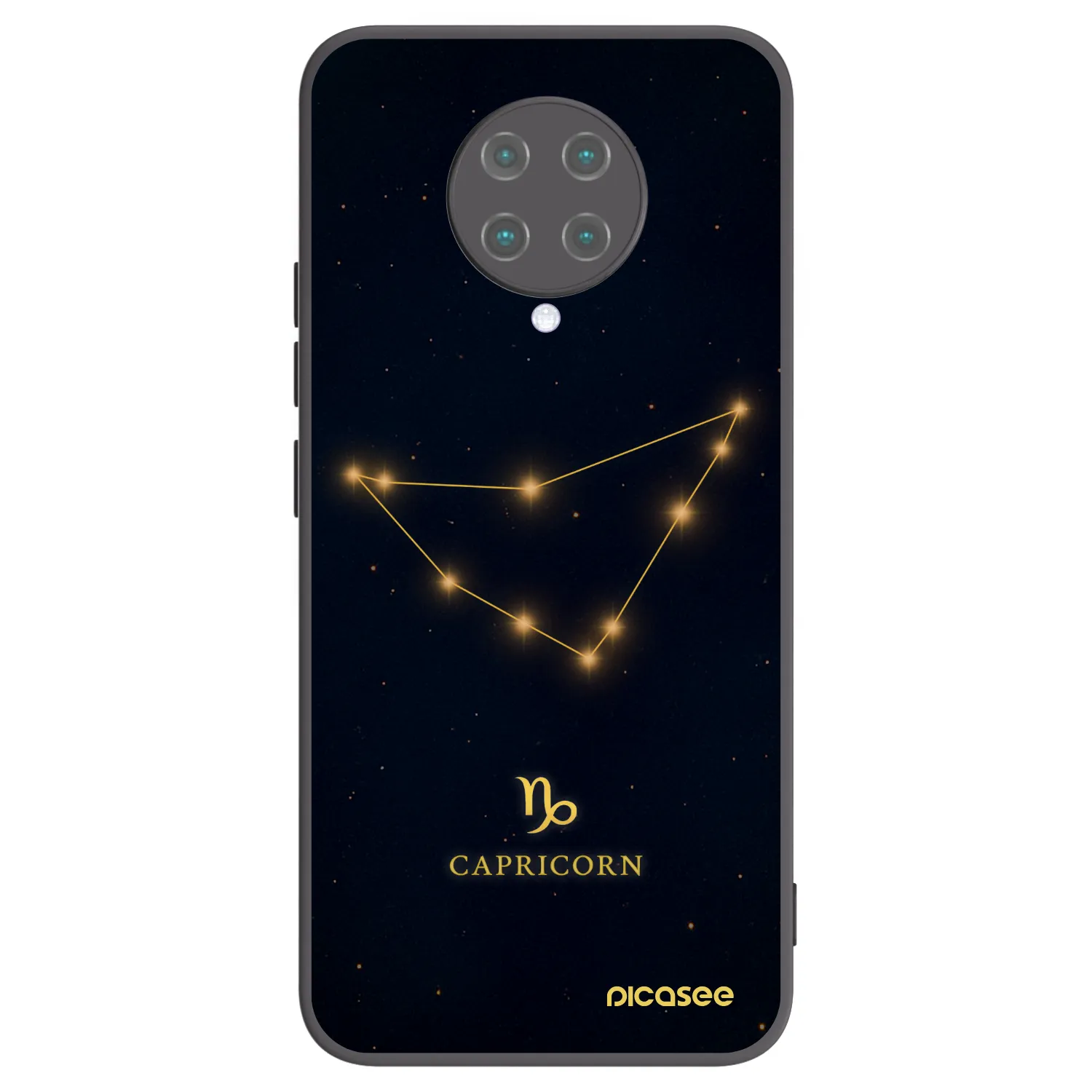 Picasee silikonový černý obal pro Xiaomi Poco F2 Pro - CAPRICORN