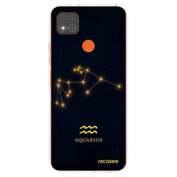 Picasee silikonový průhledný obal pro Xiaomi Redmi 9C - AQUARIUS