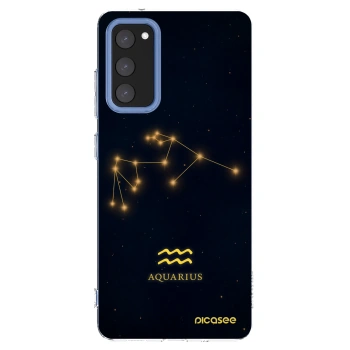 Picasee silikonový průhledný obal pro Samsung Galaxy S20 FE - AQUARIUS