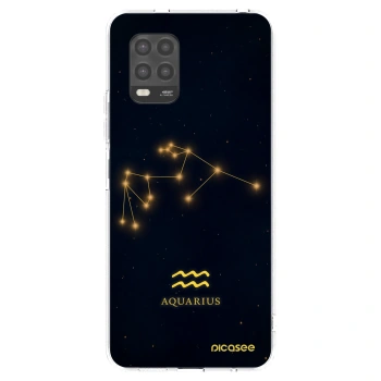 Picasee silikonový průhledný obal pro Xiaomi Mi 10 Lite - AQUARIUS