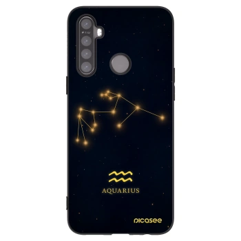 Picasee silikonový černý obal pro Realme 5 - AQUARIUS