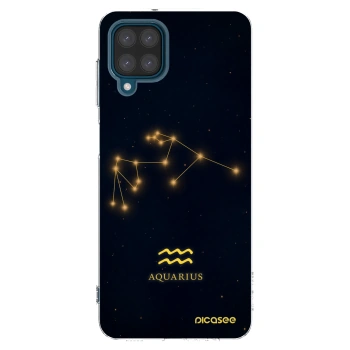 Picasee silikonový průhledný obal pro Samsung Galaxy A12 A125F - AQUARIUS