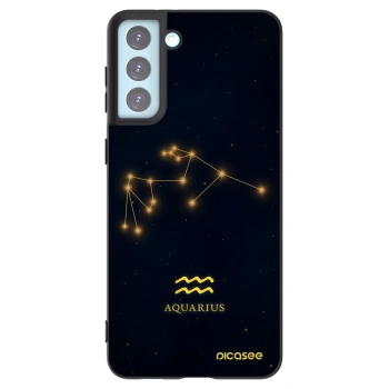 Picasee silikonový černý obal pro Samsung Galaxy S21+ 5G G996F - AQUARIUS