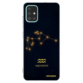 Picasee silikonový průhledný obal pro Samsung Galaxy M31s - AQUARIUS